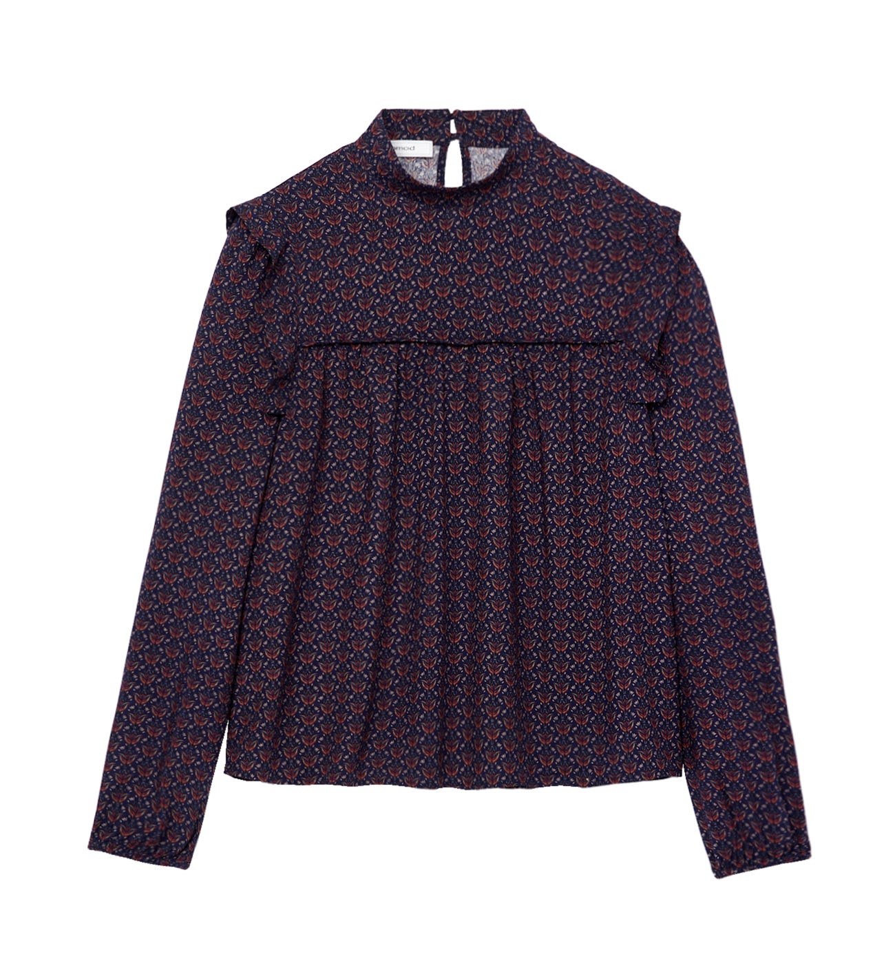 Bluse mit Print