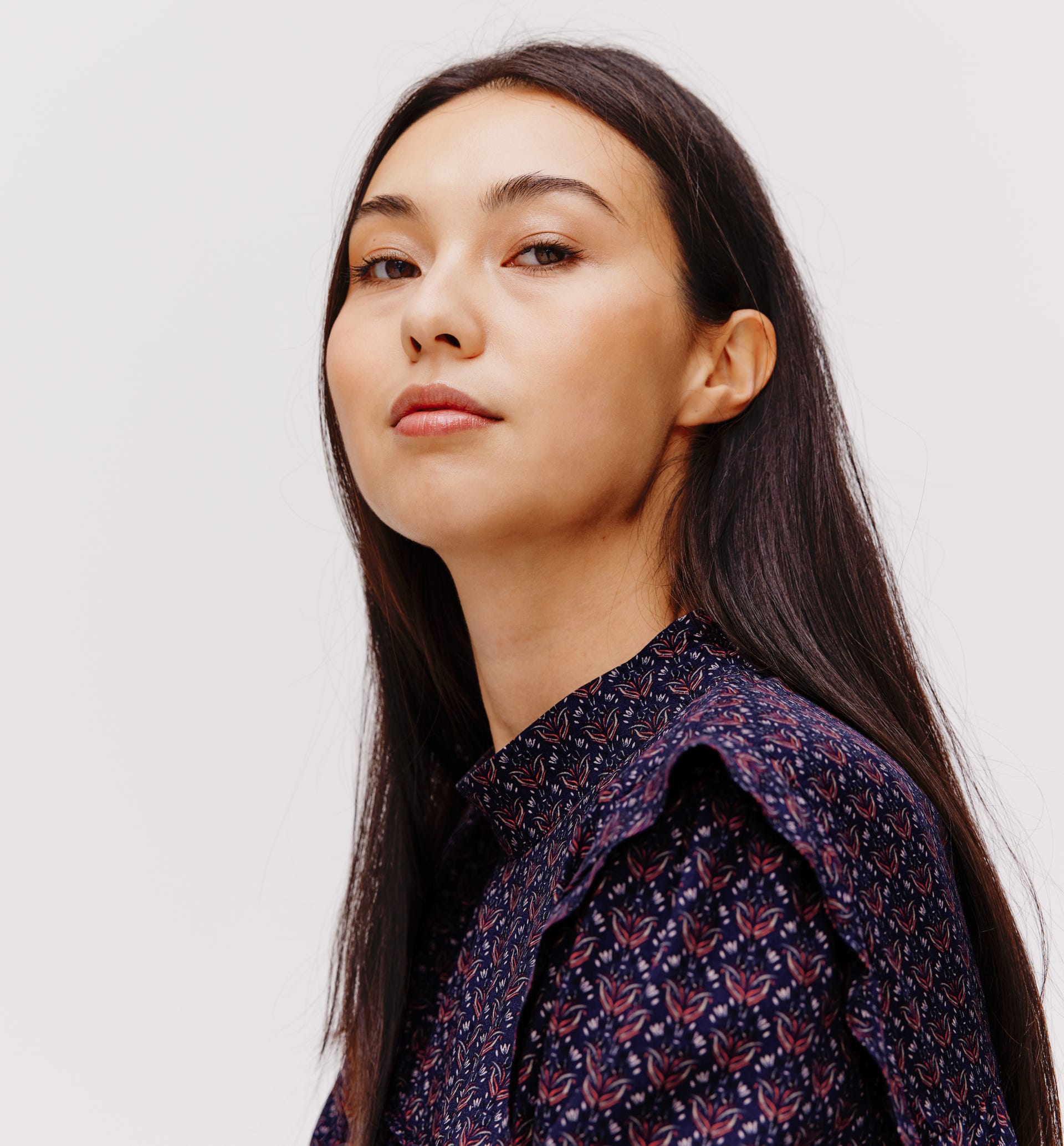 Bluse mit Print