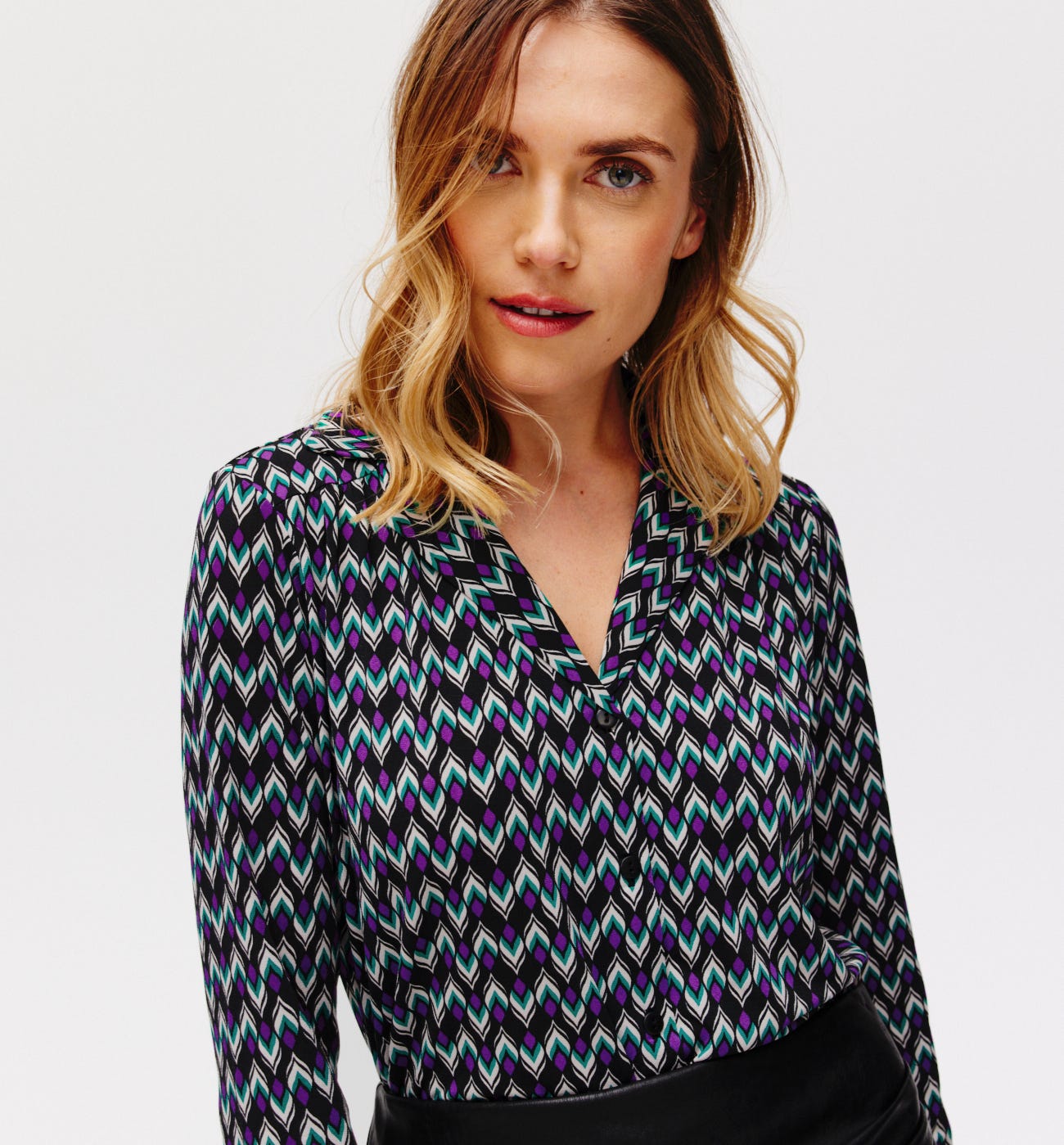 Jerseybuse mit Printmotiv