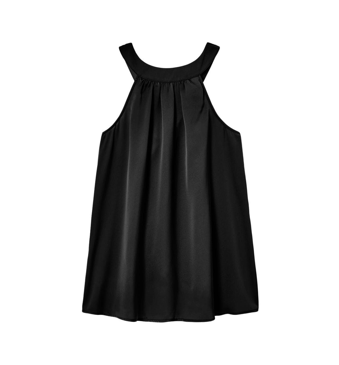 Seidiges Neckholder-Top