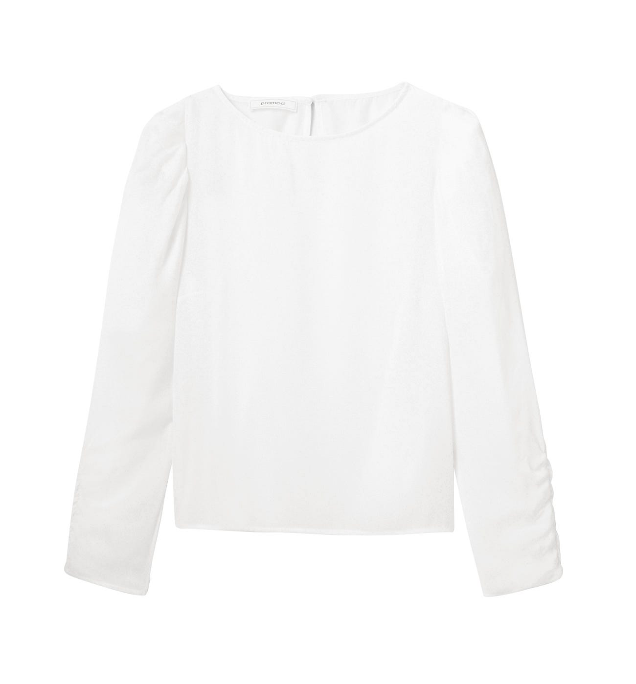Blouse soyeuse unie Femme