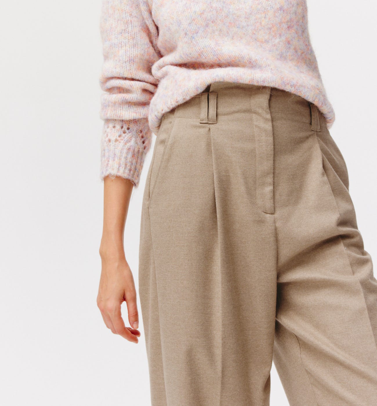 Pleat trousers