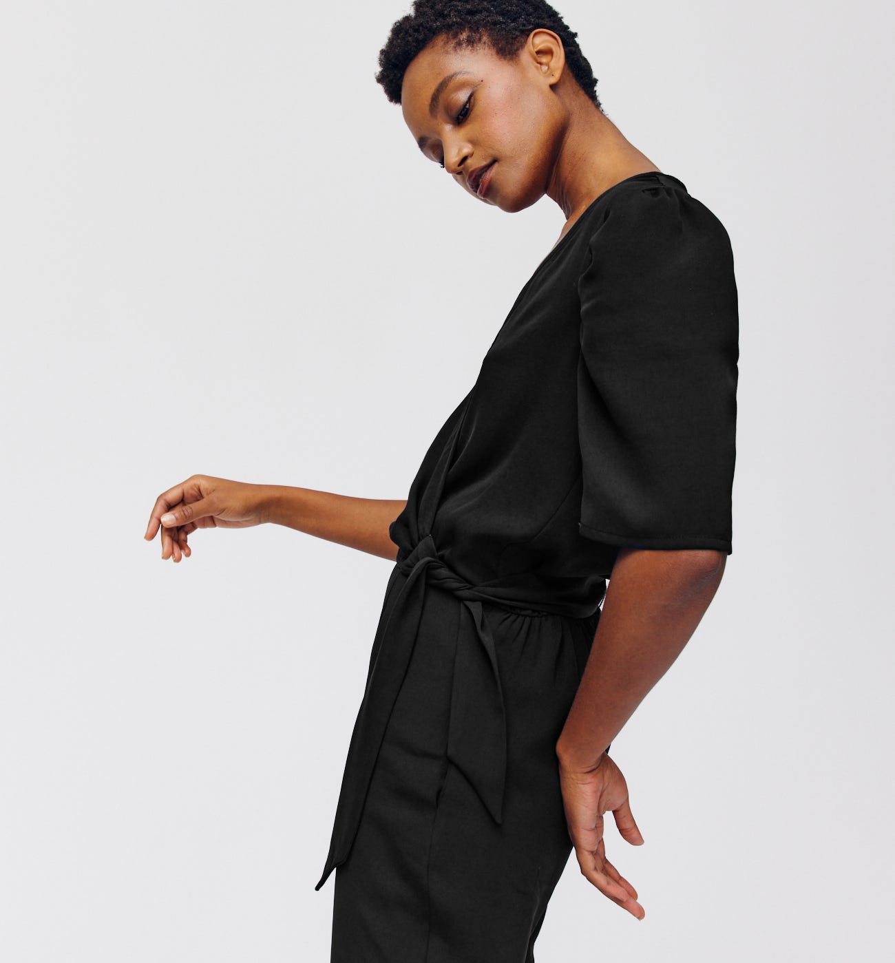 Unifarbener Overall