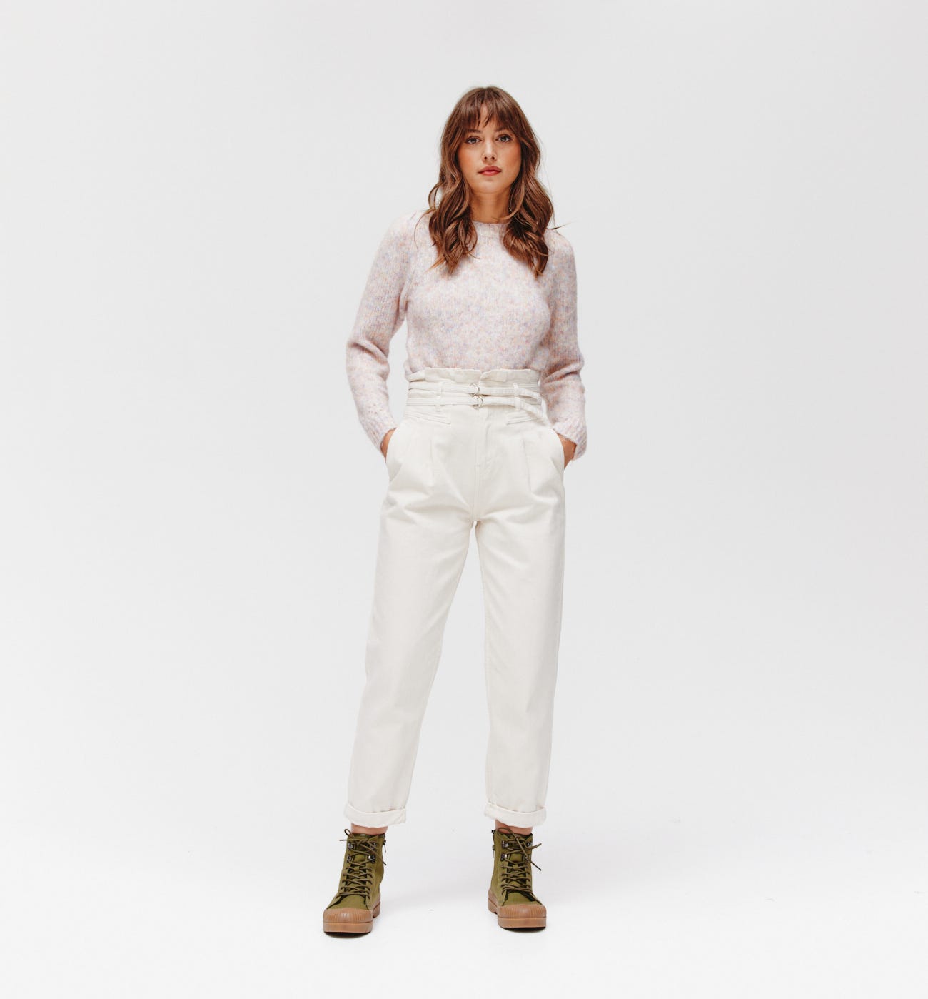 Pantaloni a vita alta
