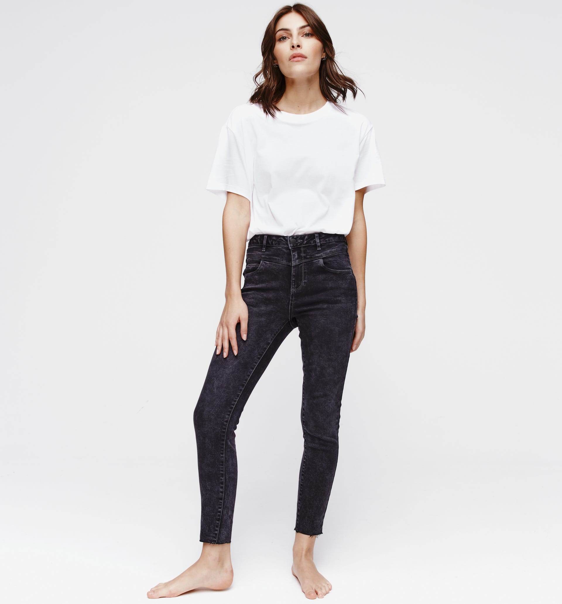 Jeans skinny vita alta EMILE