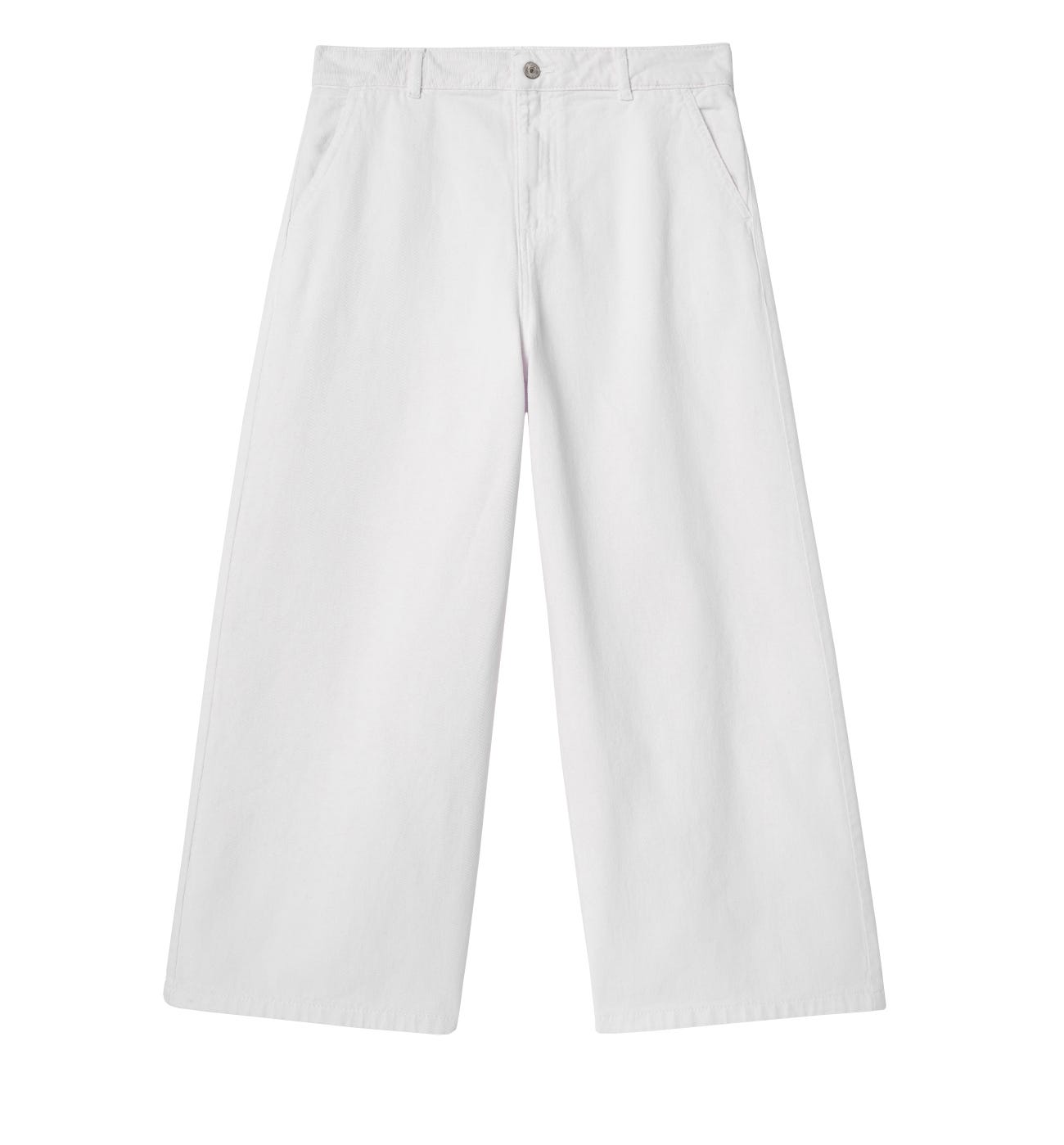 Short wideleg jeans