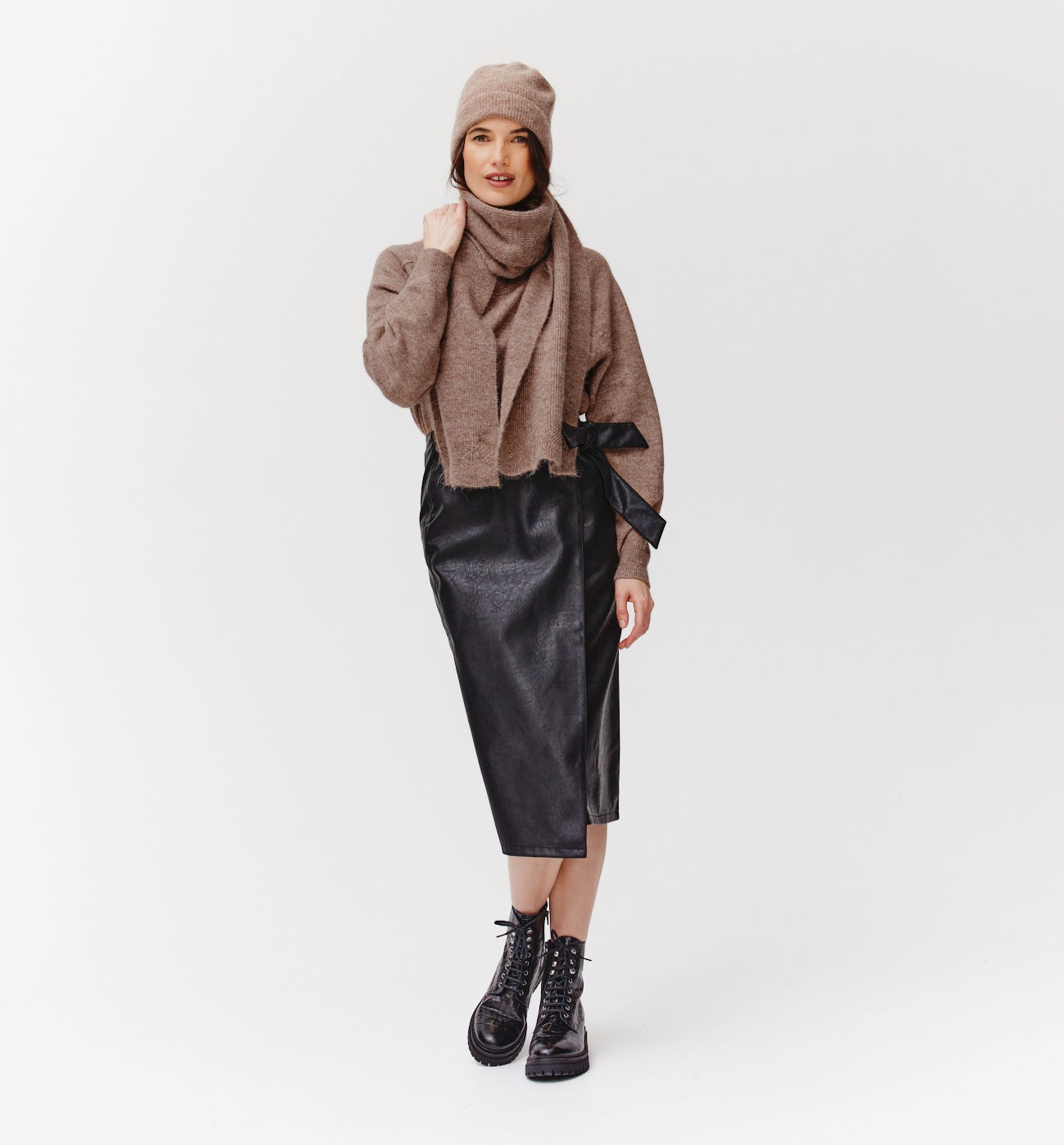 Oversize-Rollkragenpullover