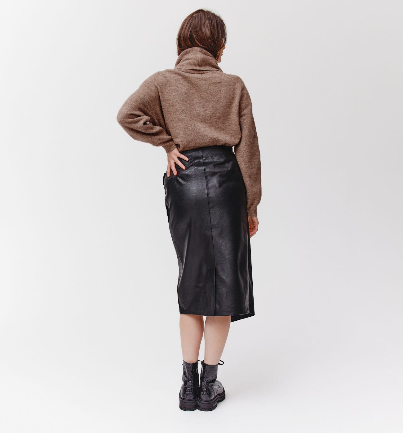Oversize-Rollkragenpullover