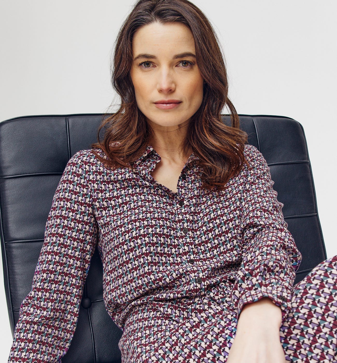 Robe-chemise imprimée Femme