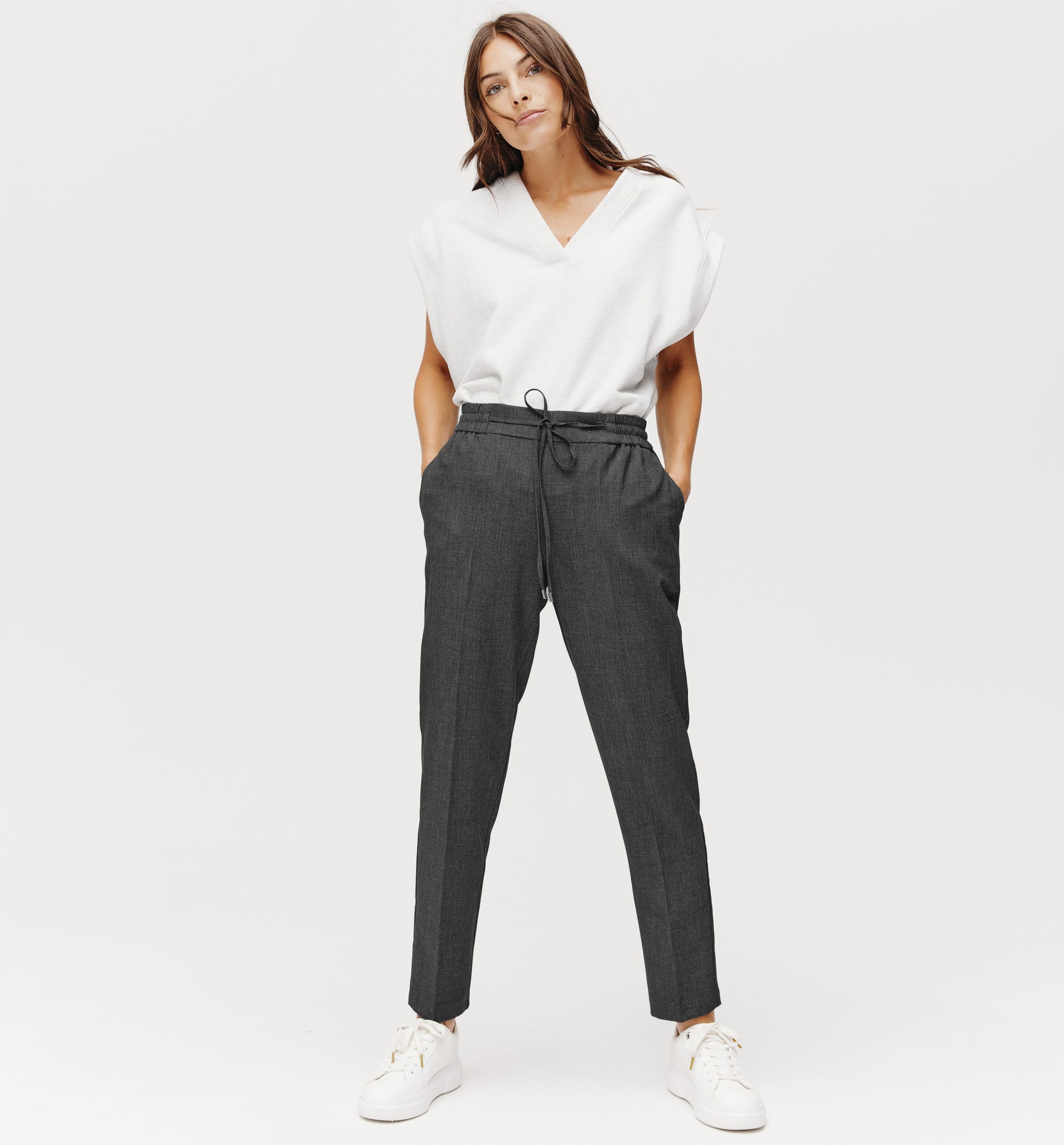 Pantalon cigarette Femme
