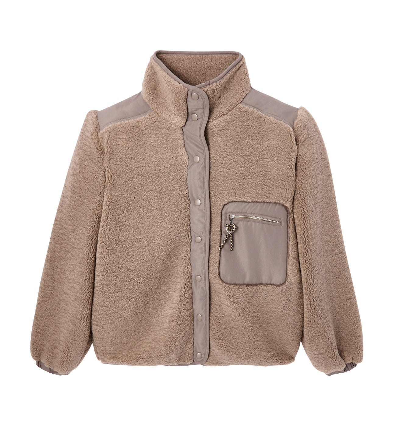 Fleece-Jacke mit Zipper