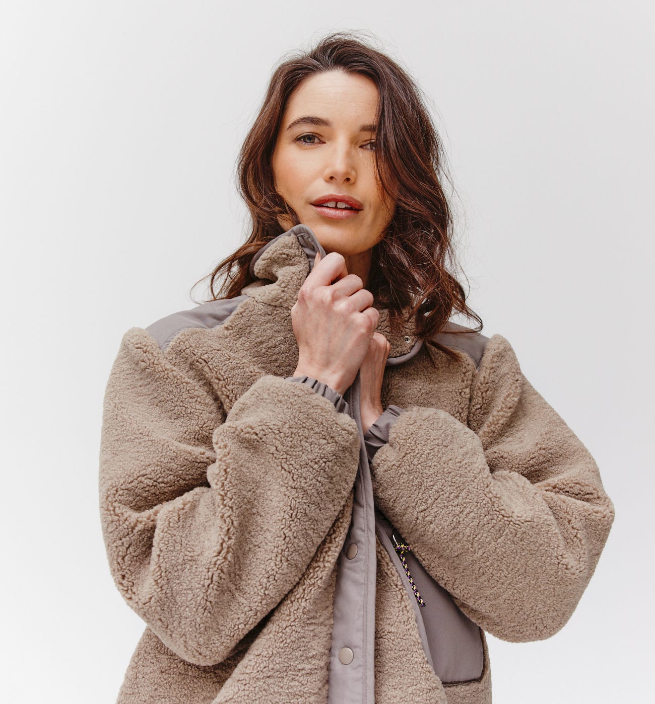 Fleece-Jacke mit Zipper