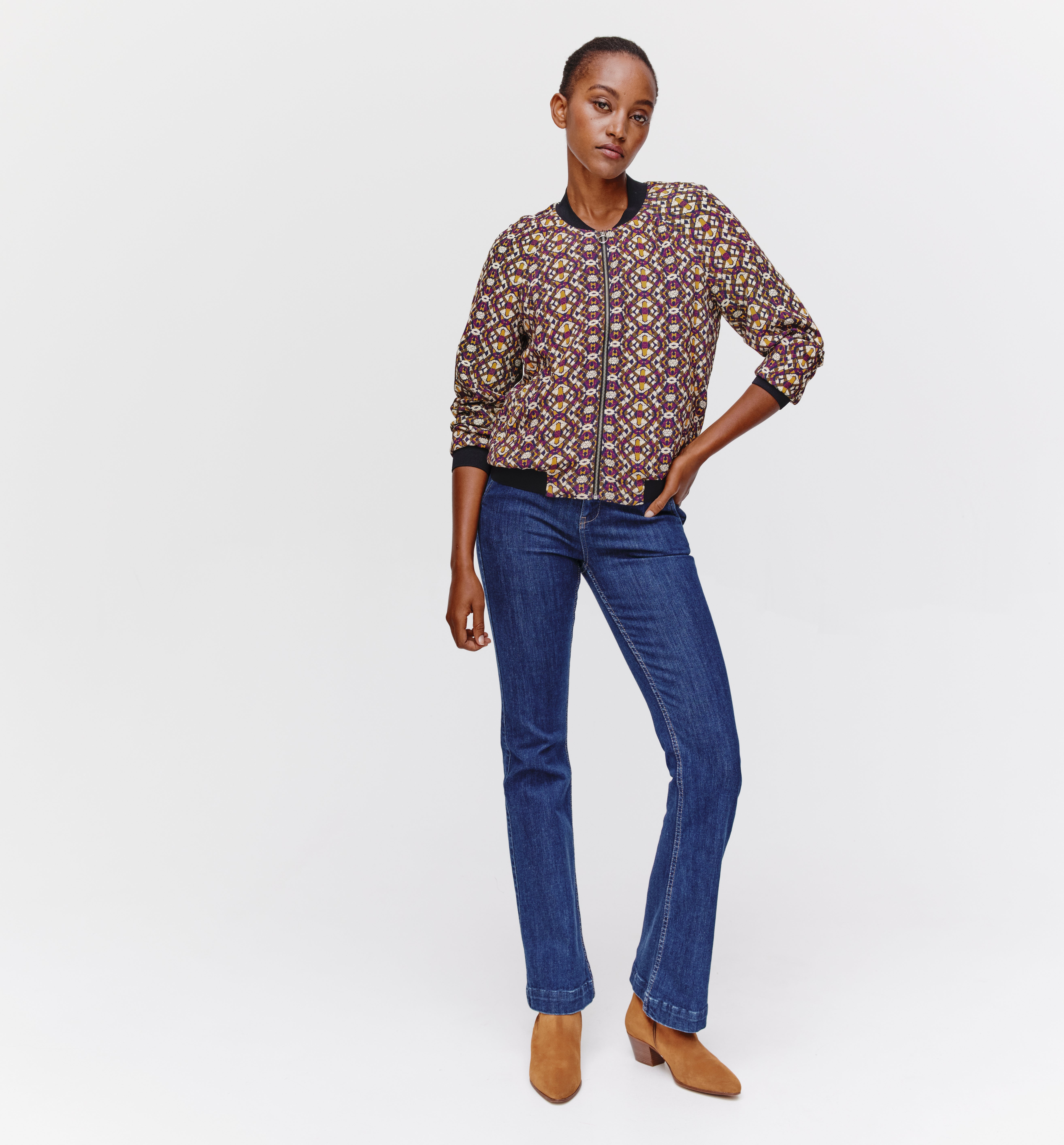 j crew leopard bomber