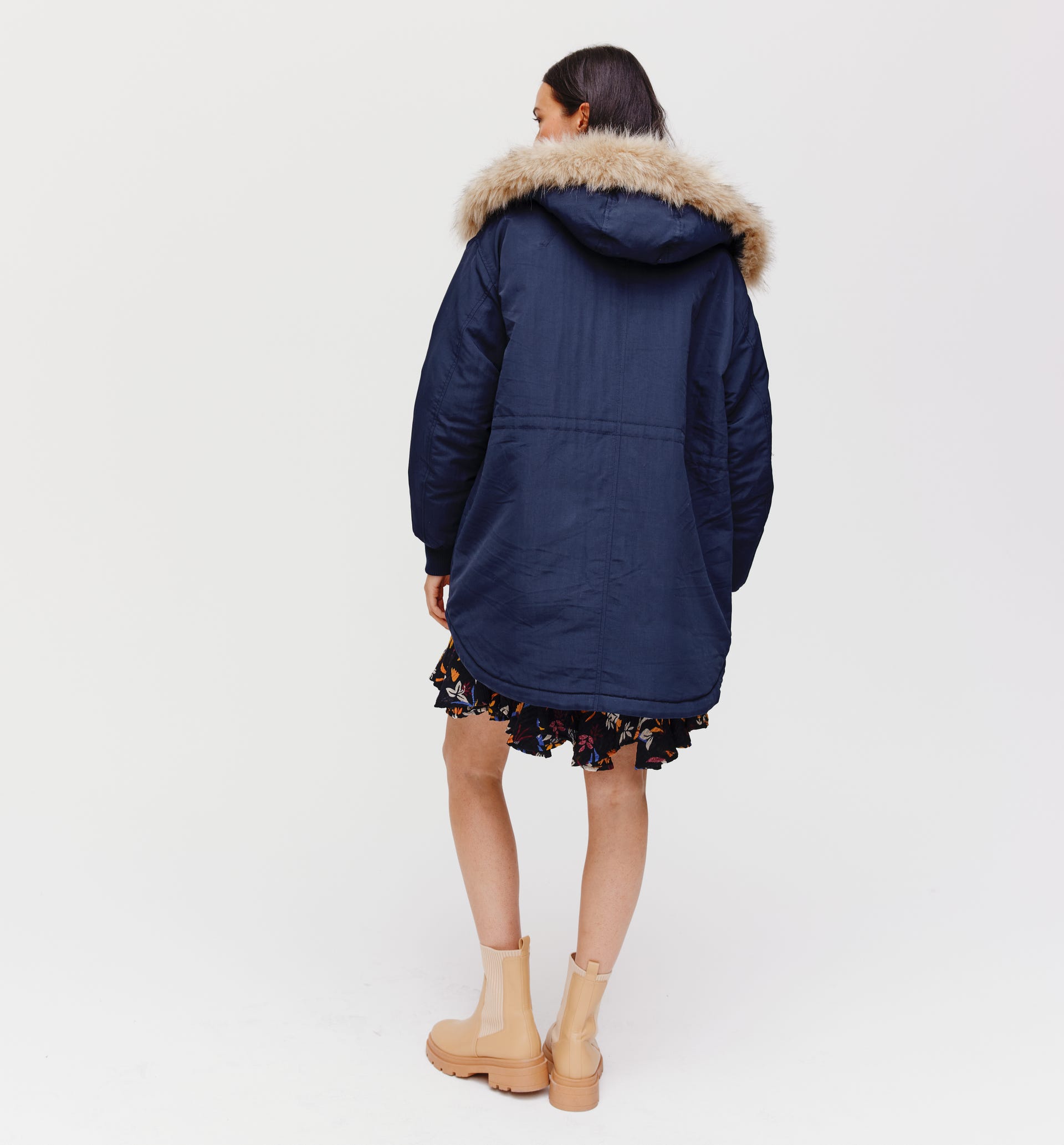 Parka col cappuccio