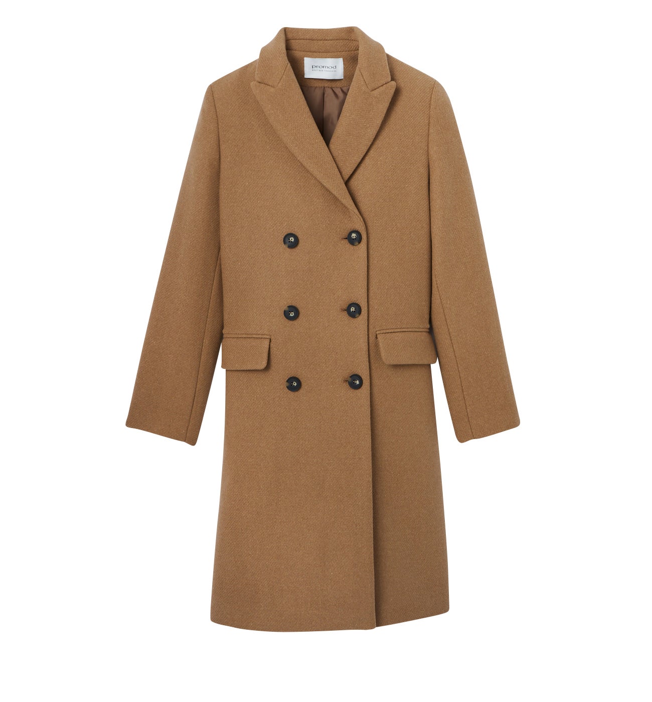 manteau laine camel femme