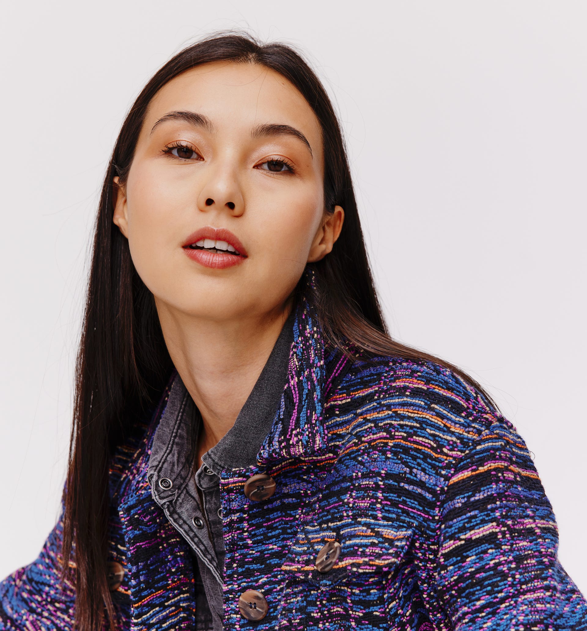 Jacke aus Jacquardstoff