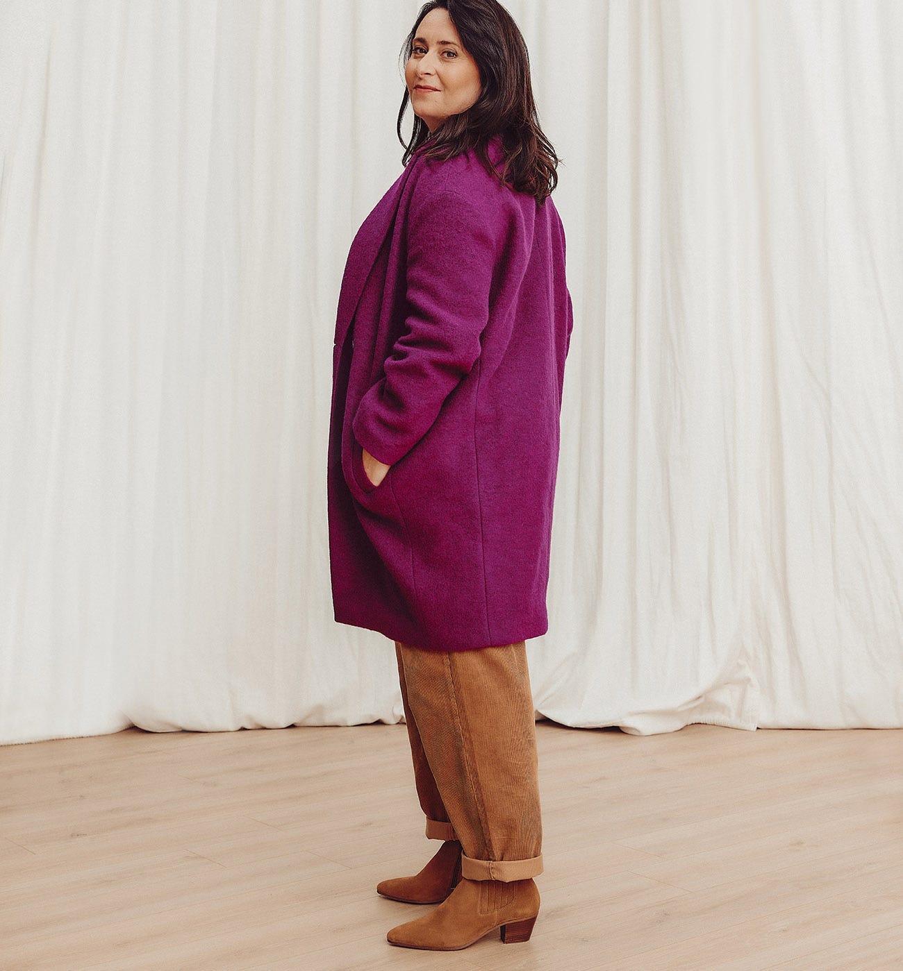 Manteau laine CARMEN