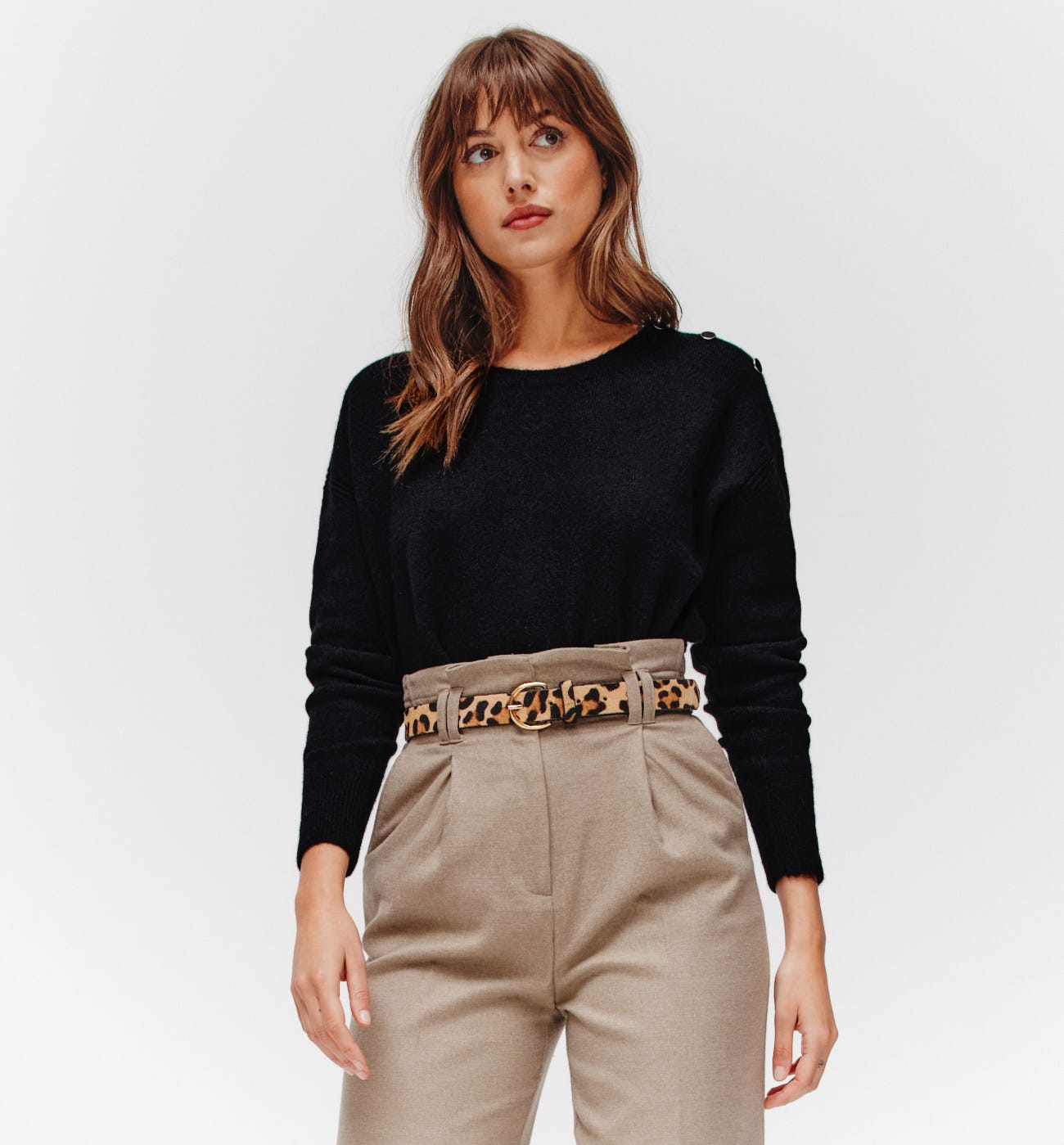 Maglia oversize girocollo