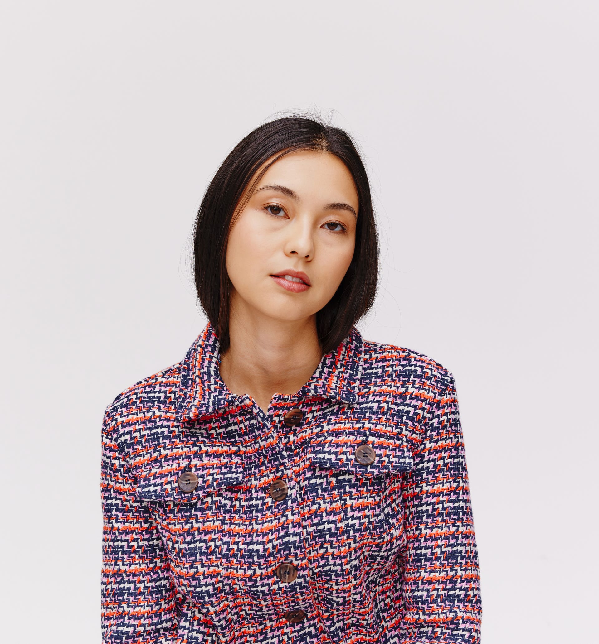 Giacca jacquard francese