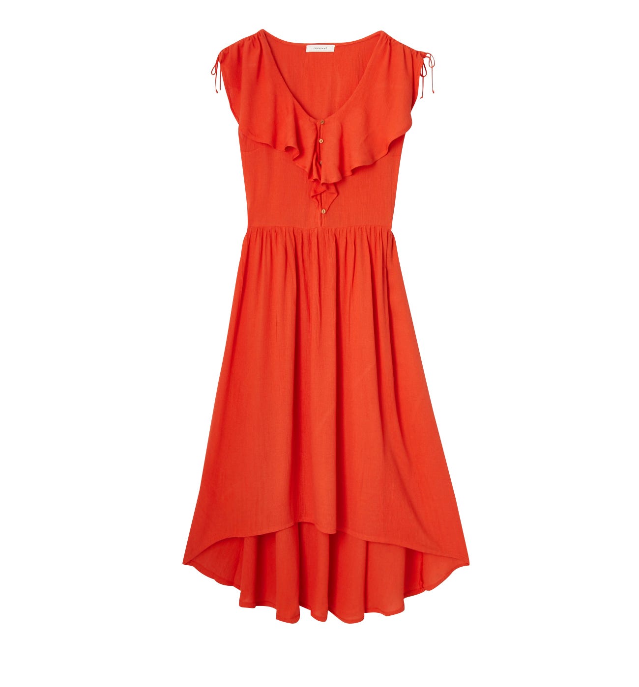 Gekrepptes Maxikleid