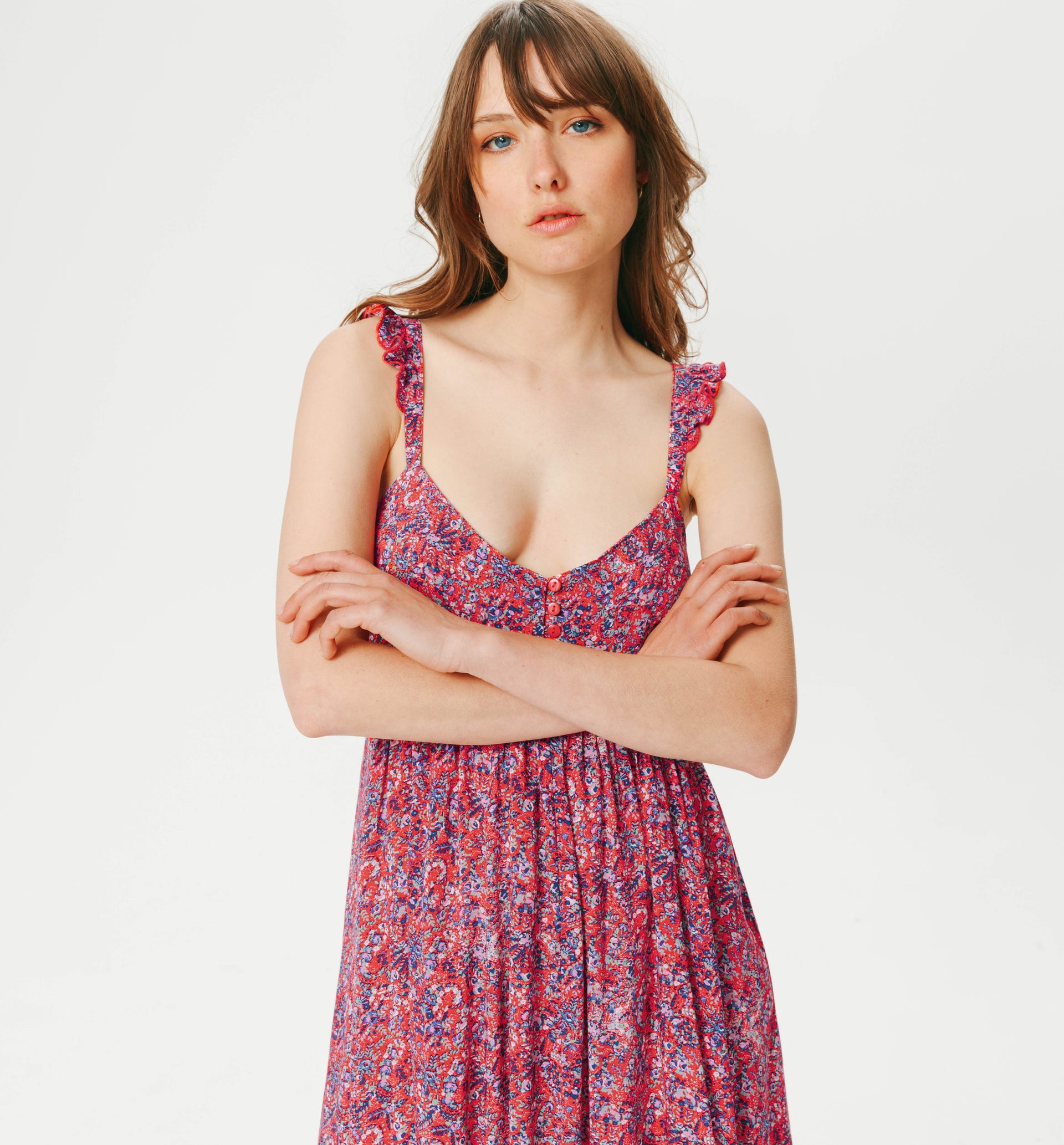 Long patterned dress