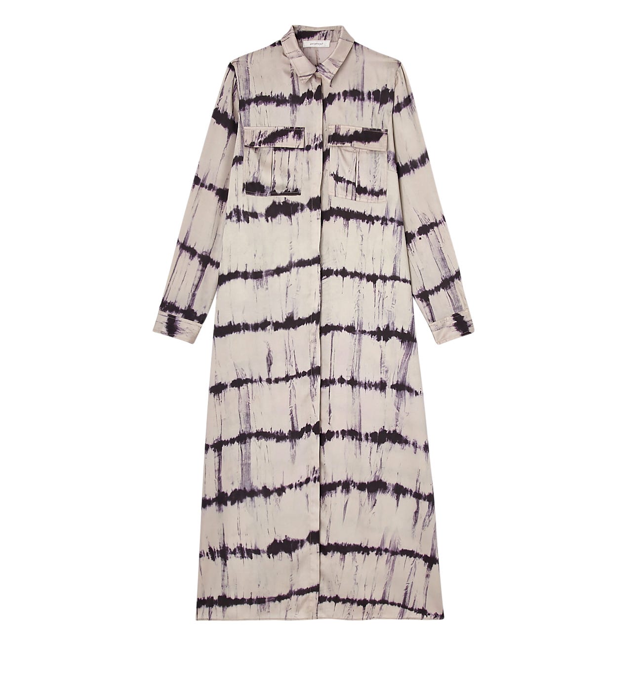 Maxi tie'n'dye dress