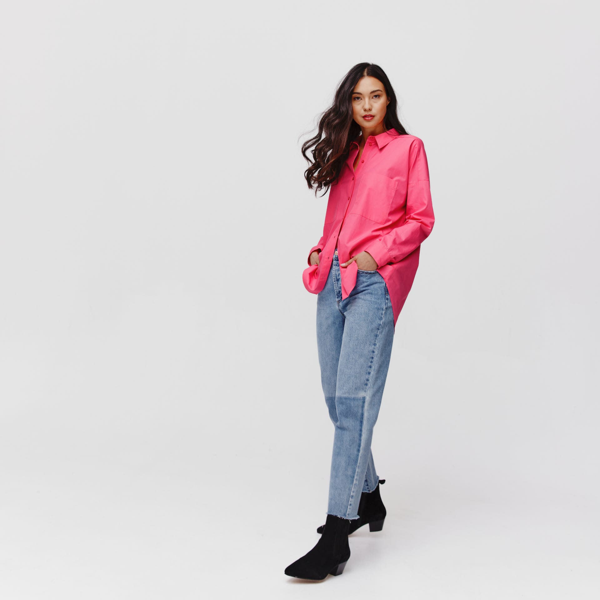 Camicia lunga oversize