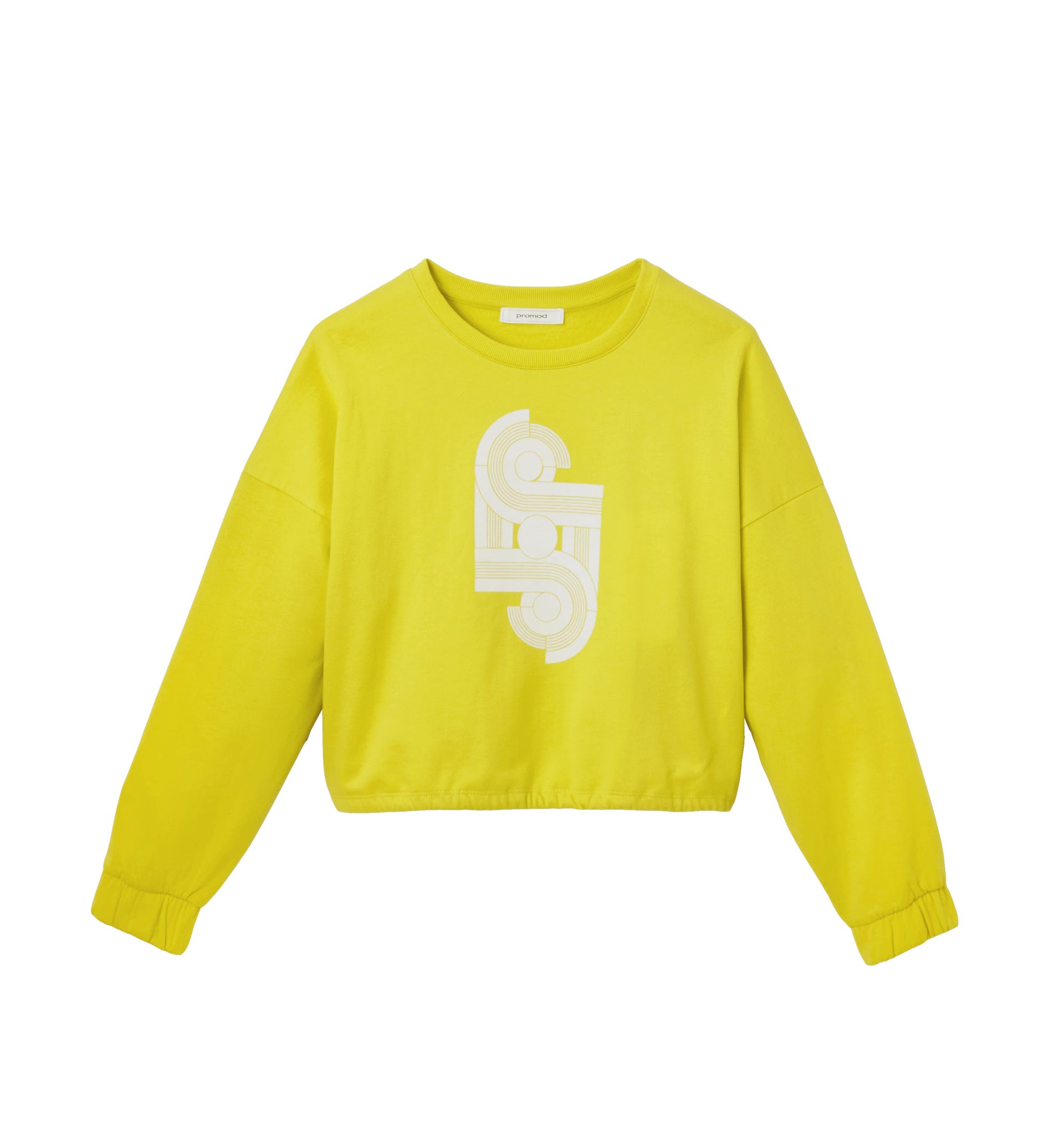 Sweatshirt mit Flockprint