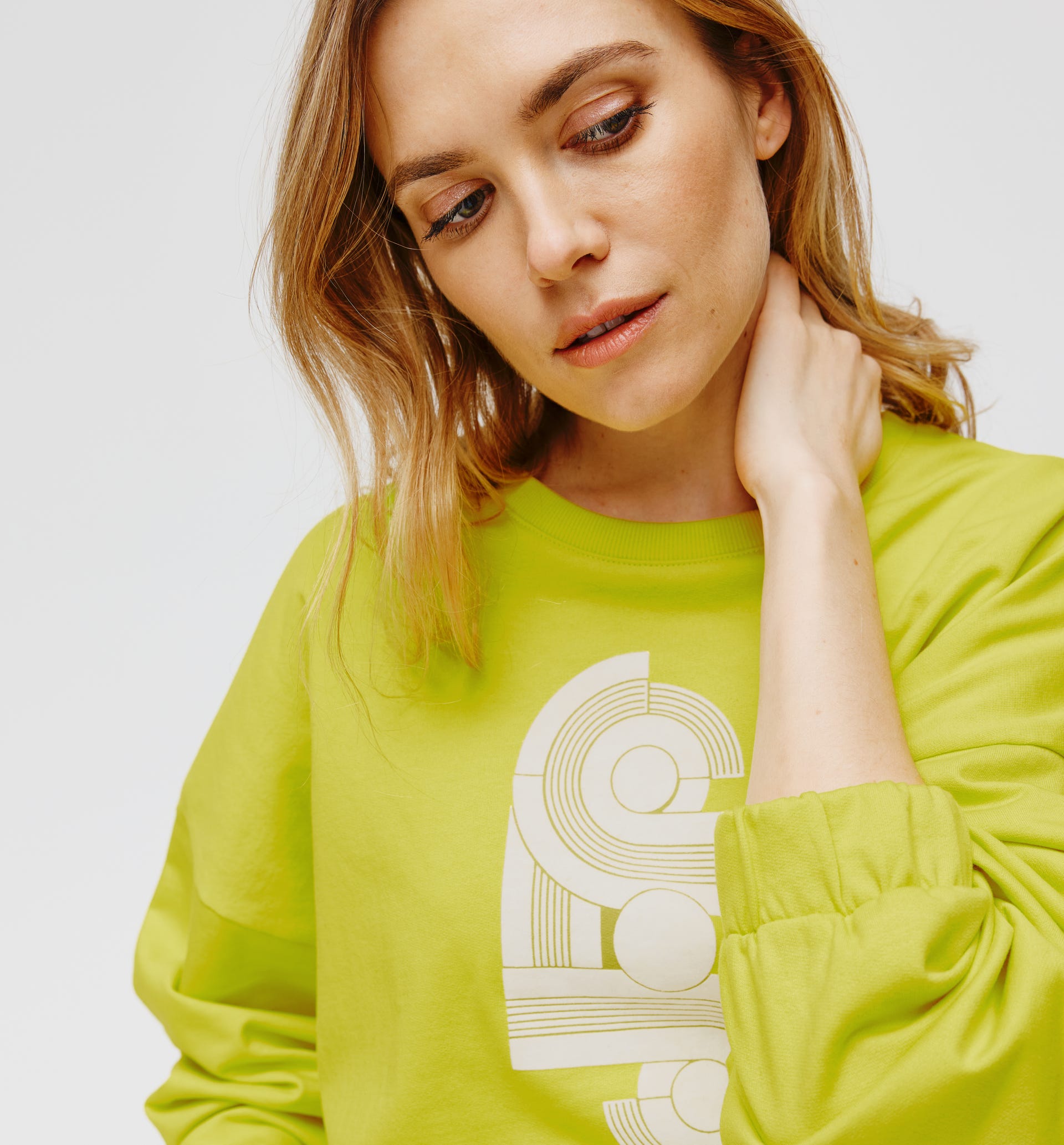 Sudadera con motivo flocado