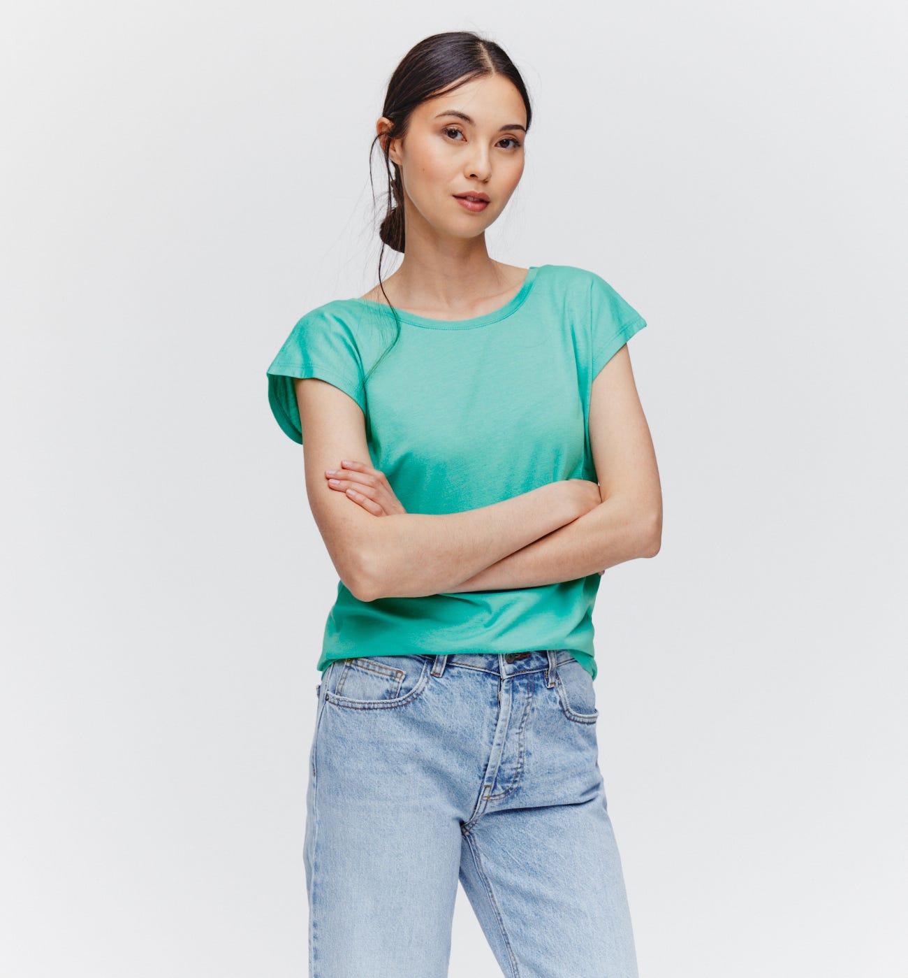 T-Shirt mit Rückendekolleté