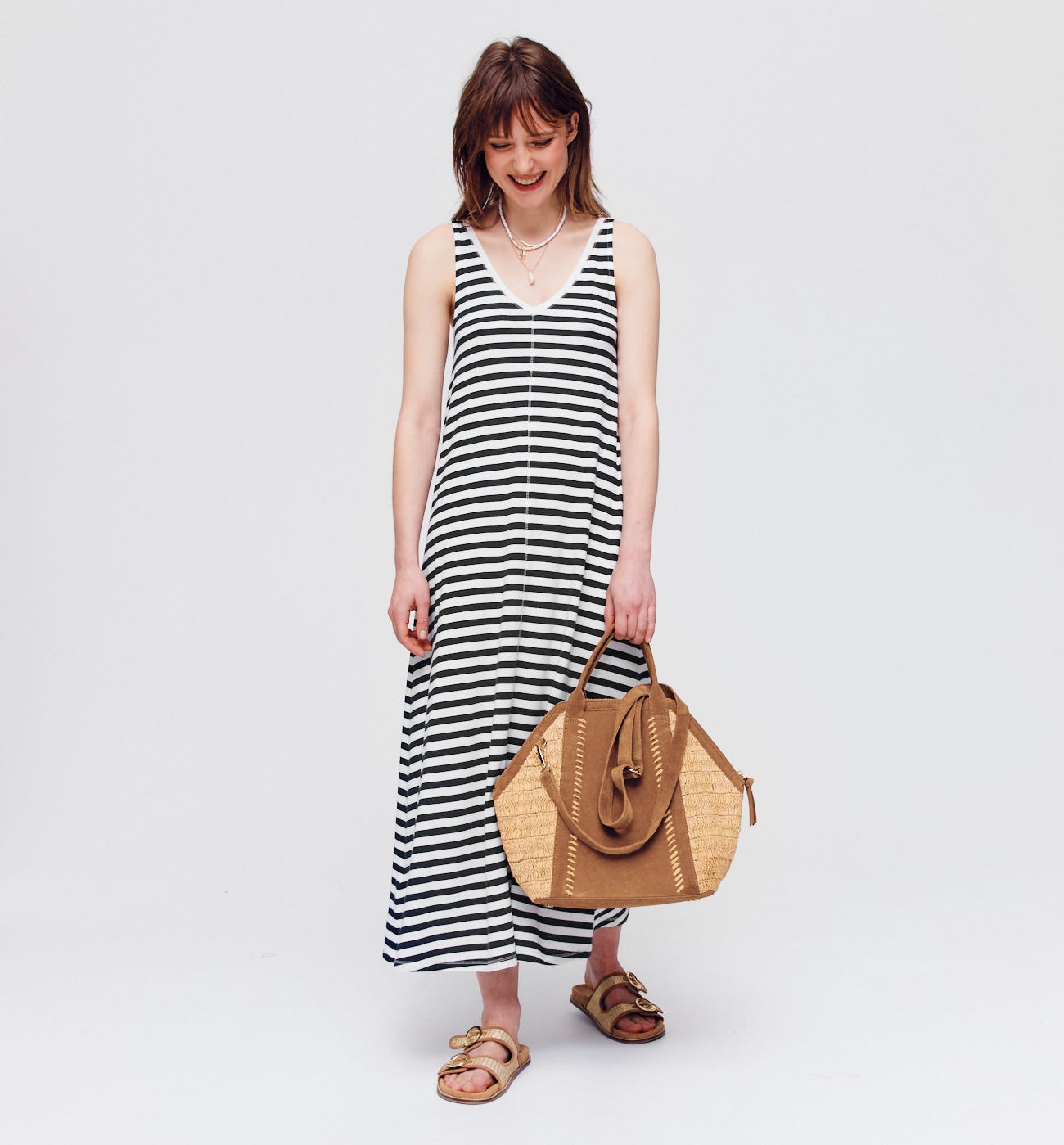 Robe-débardeur Femme