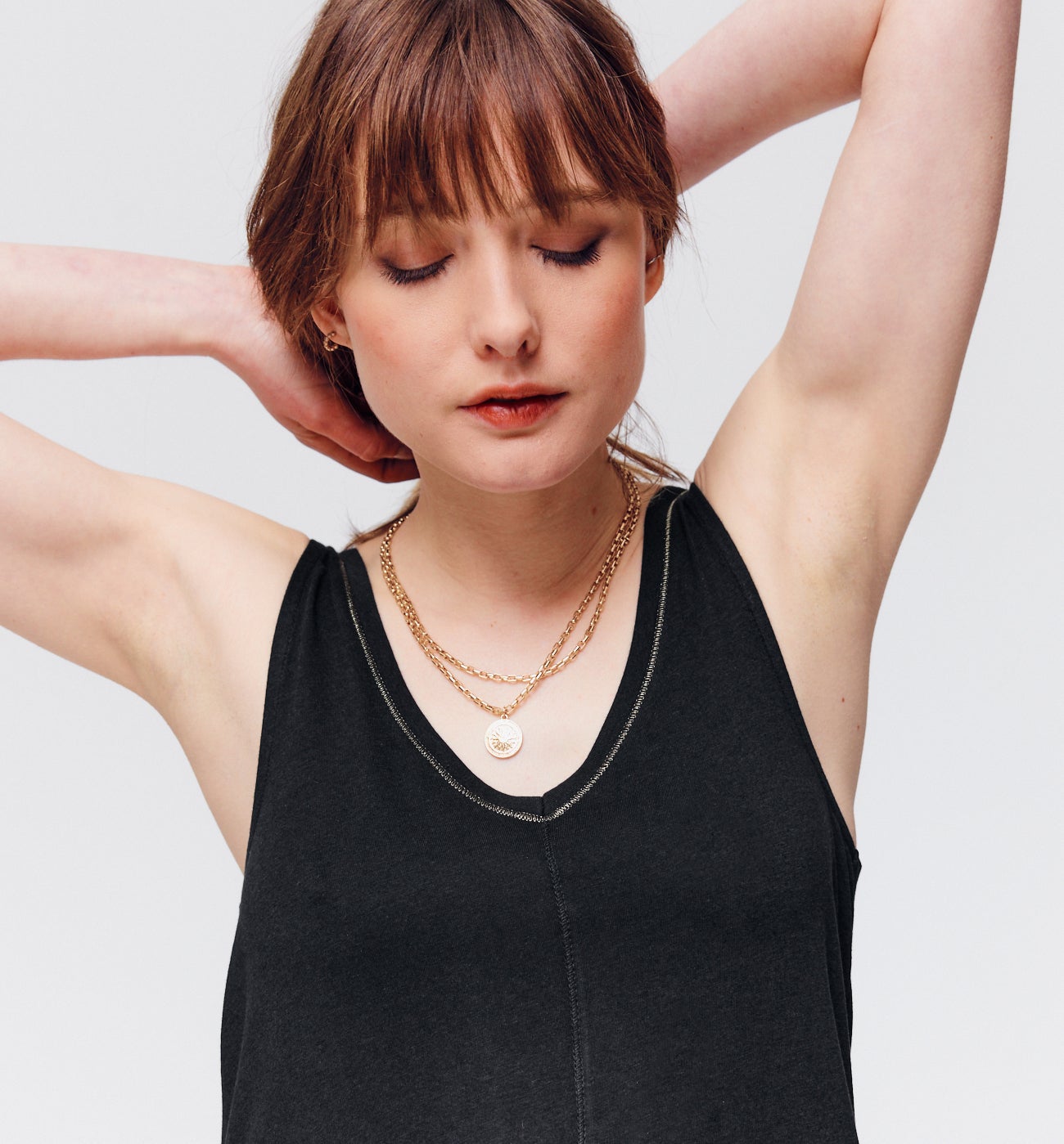 Sleeveless dress - Black