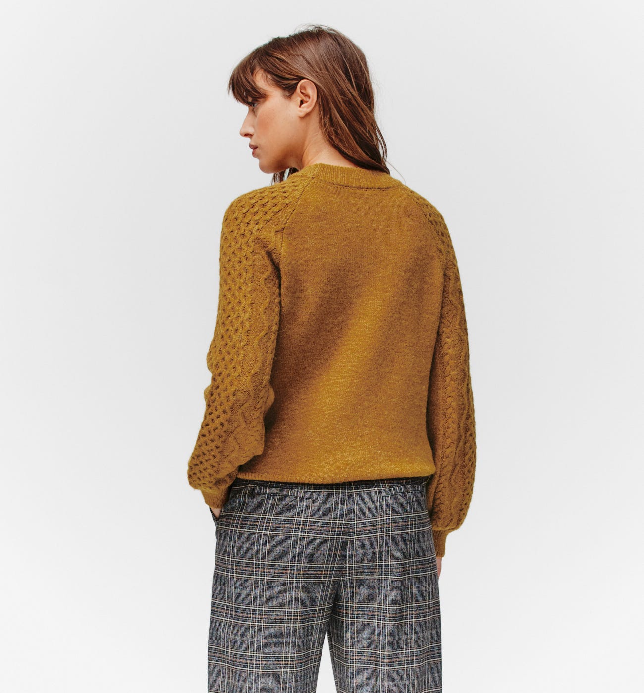 Pull torsadé fantaisie Femme