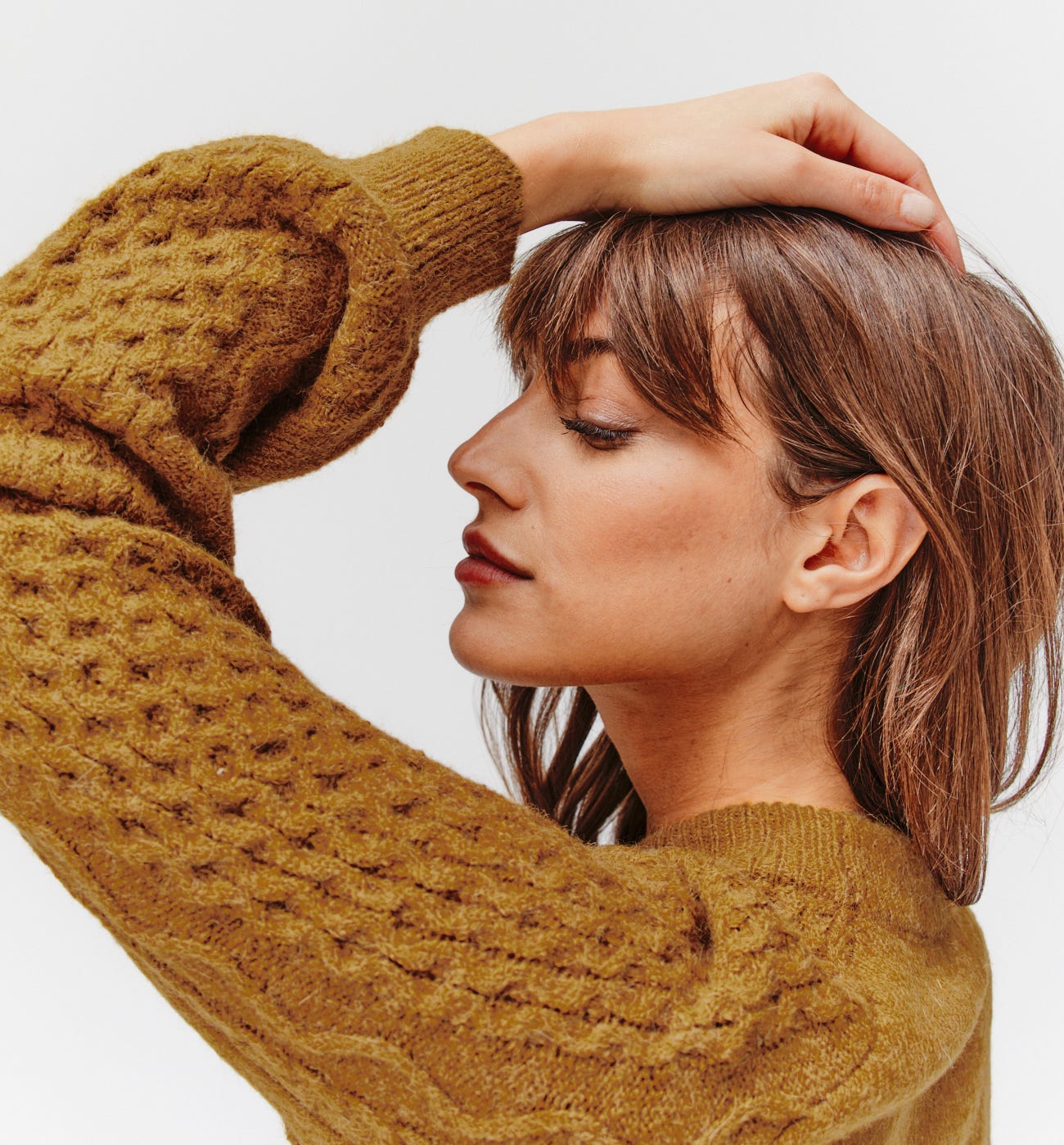 Pull torsadé fantaisie Femme