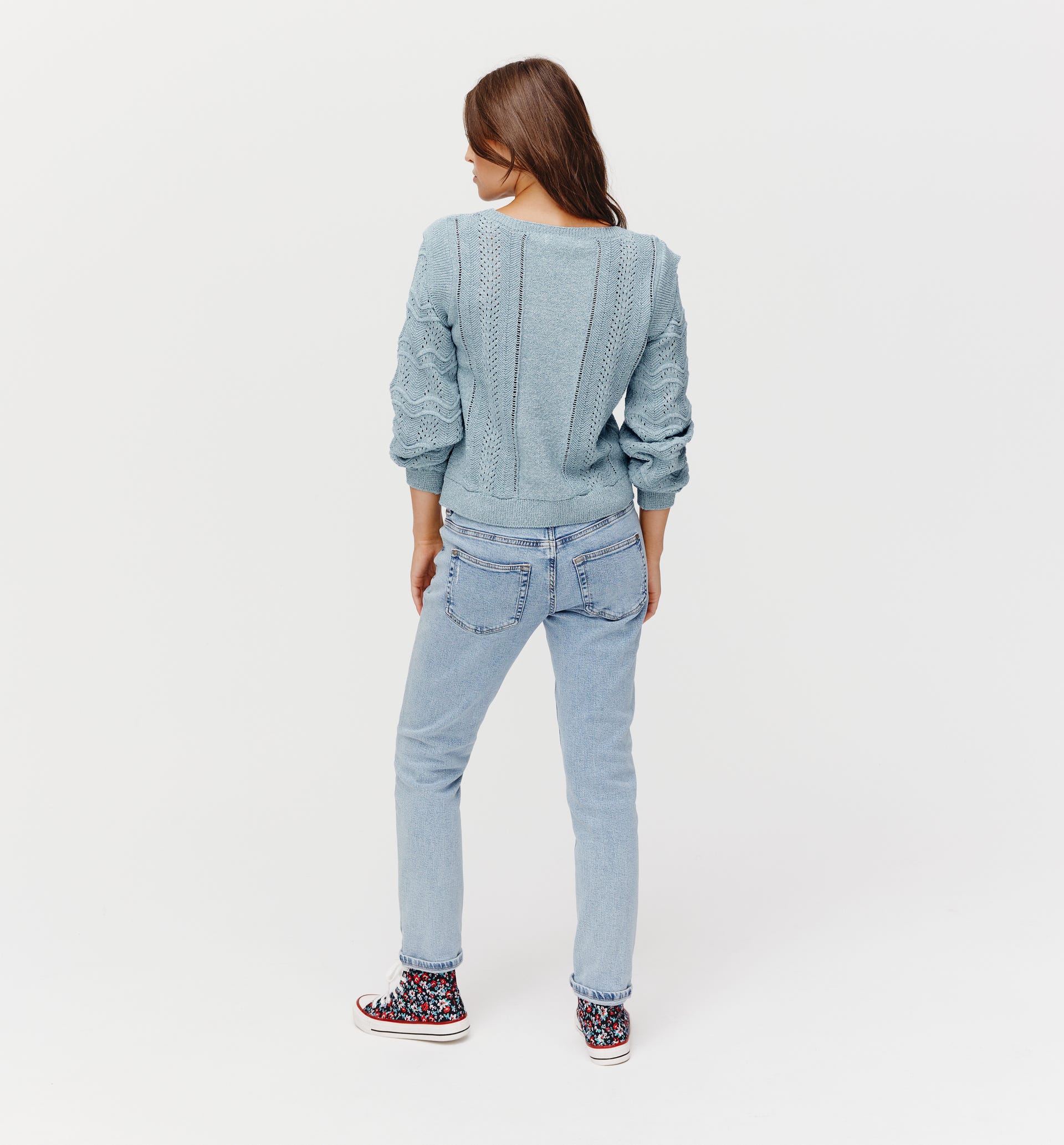 Openwork jumper
