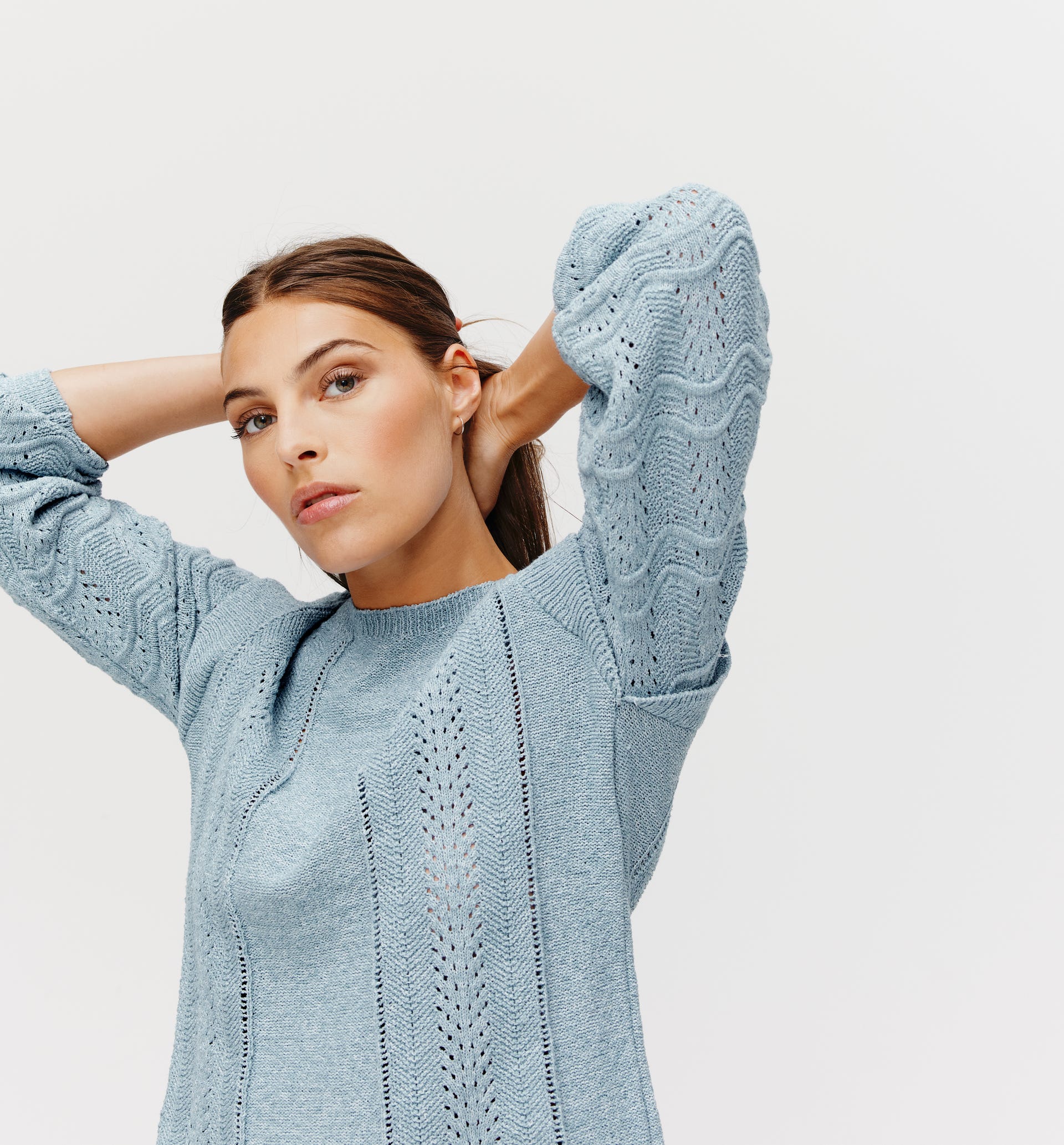 Openwork jumper