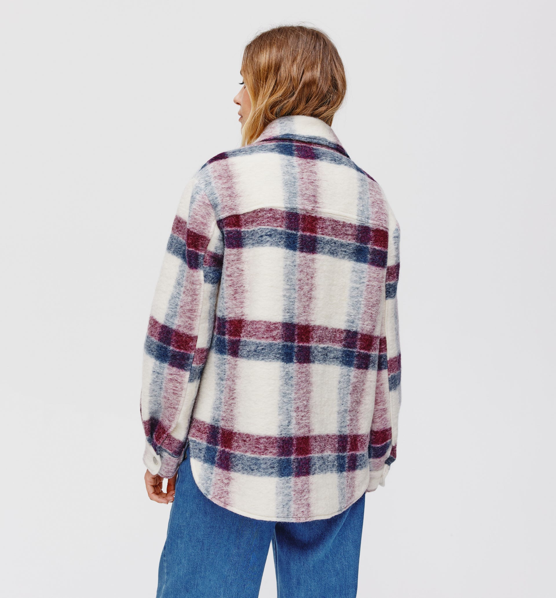 Wool-blend overshirt