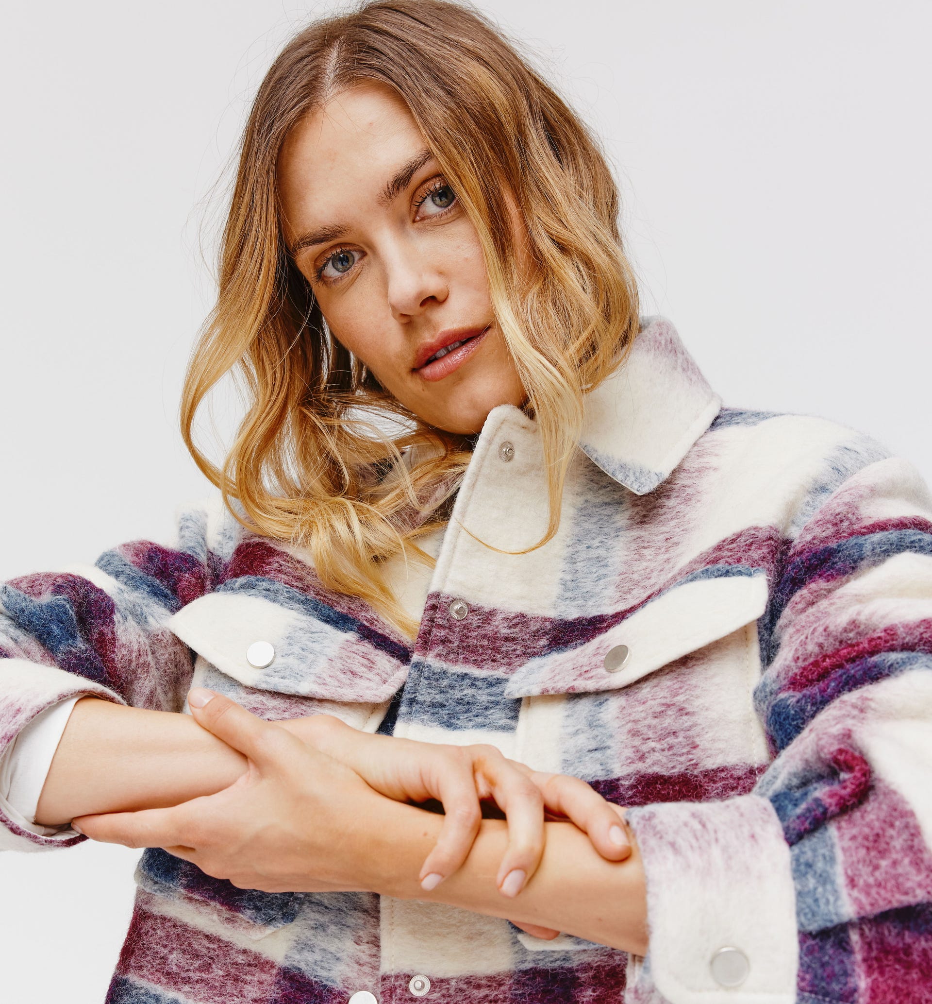 Wool-blend overshirt