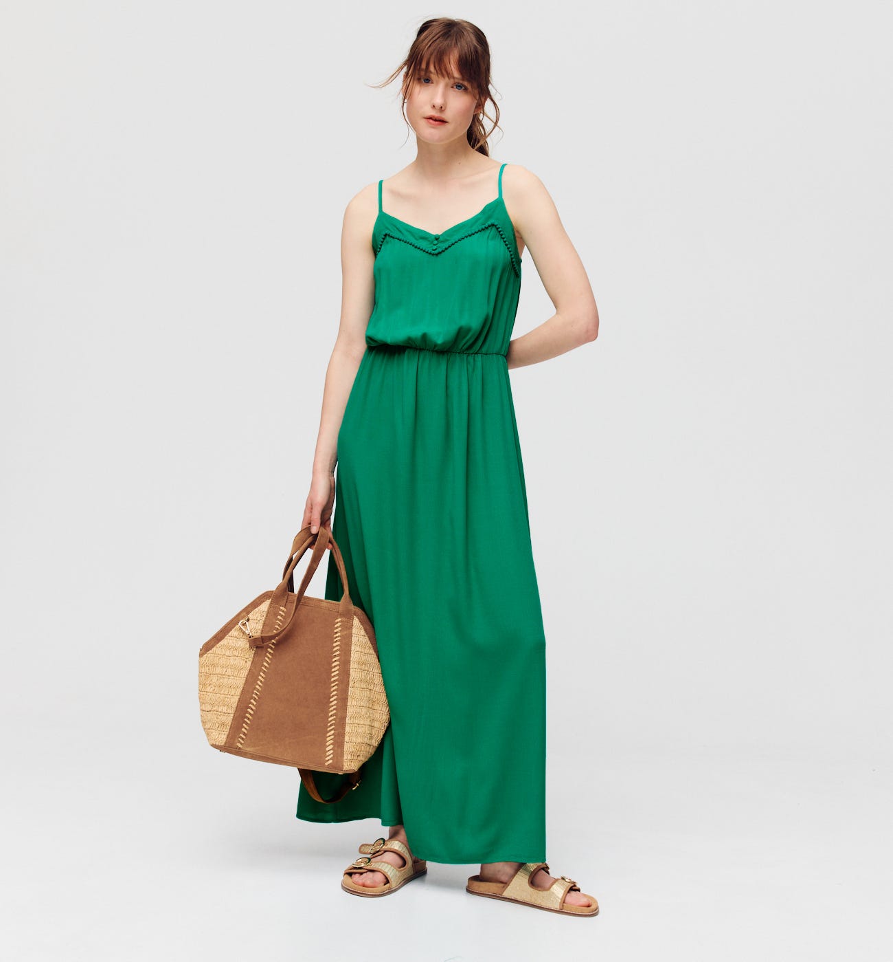 Maxikleid mit Trägern