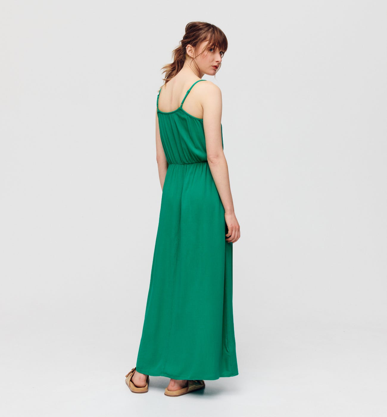 Longue robe SUZANNE by Promod VERT MOYEN