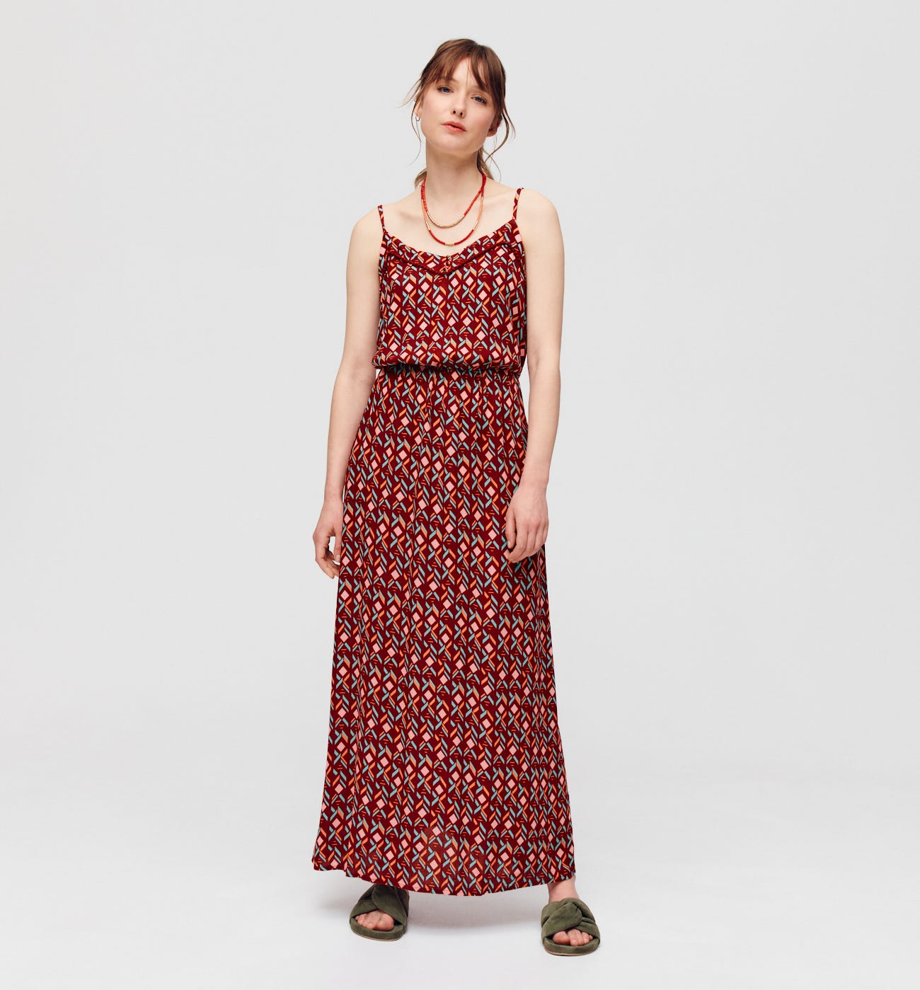 Long strappy dress