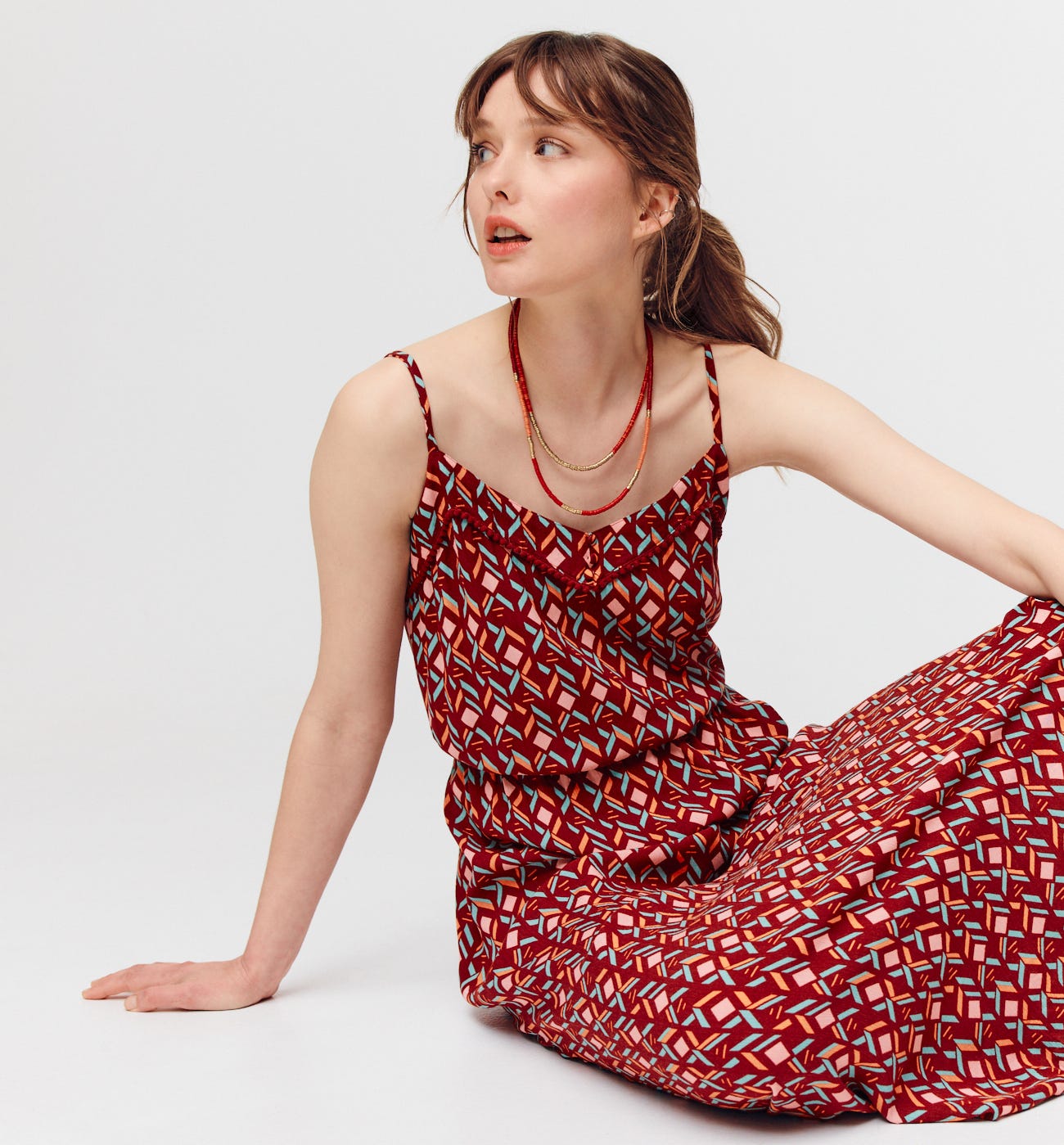 Maxikleid mit Trägern