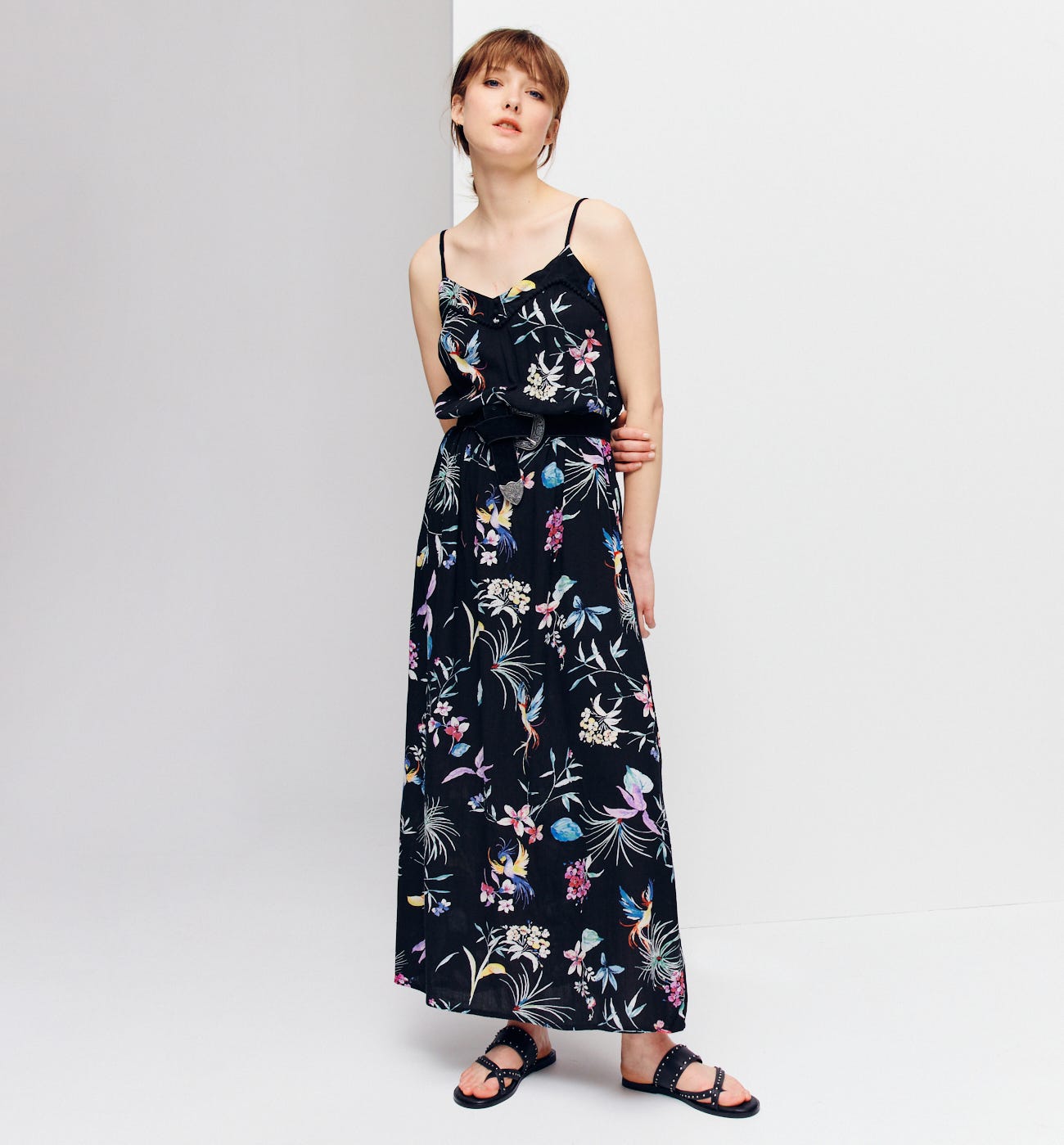 Long strappy dress