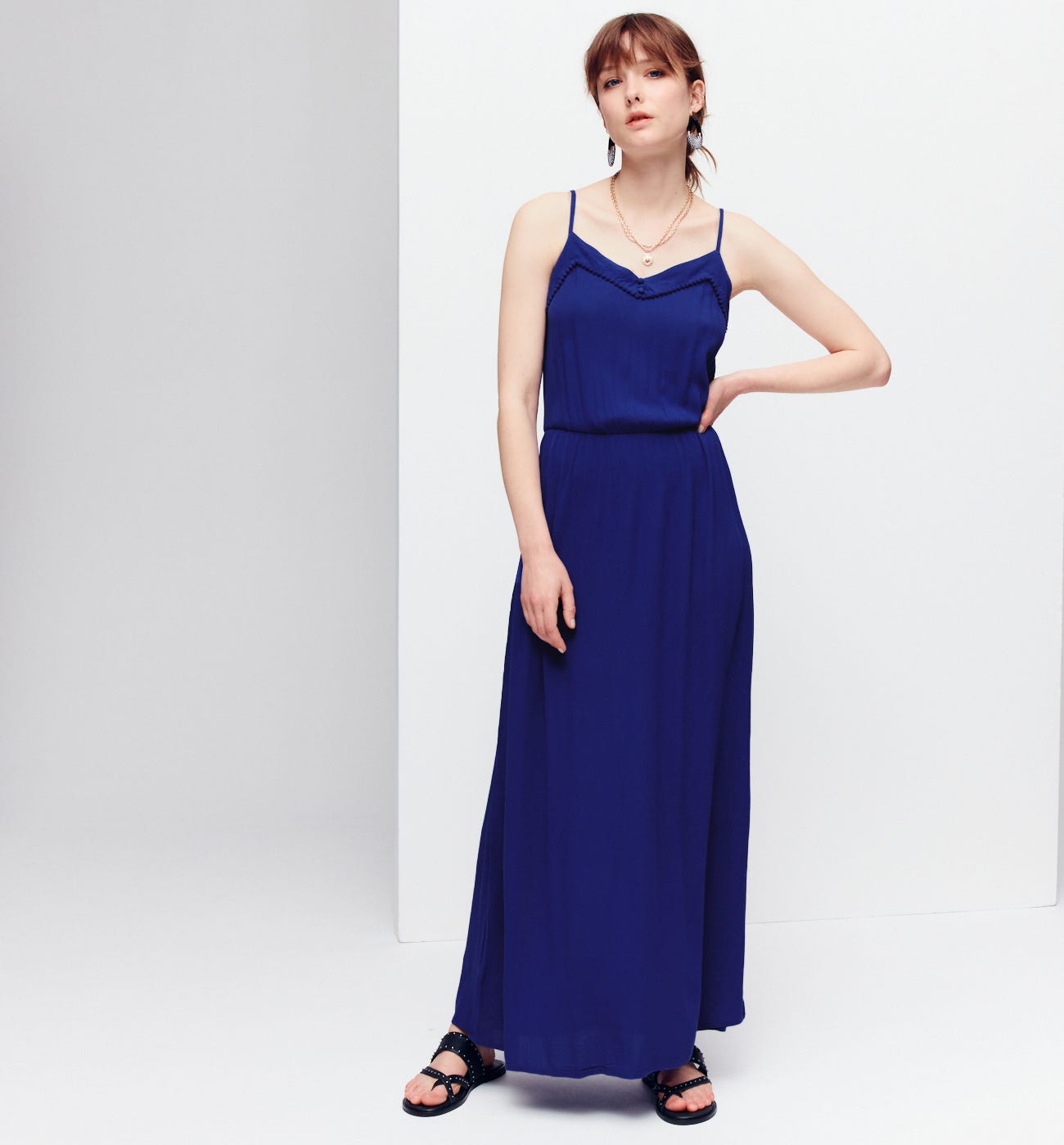 Longue robe SUZANNE by Promod Bleu