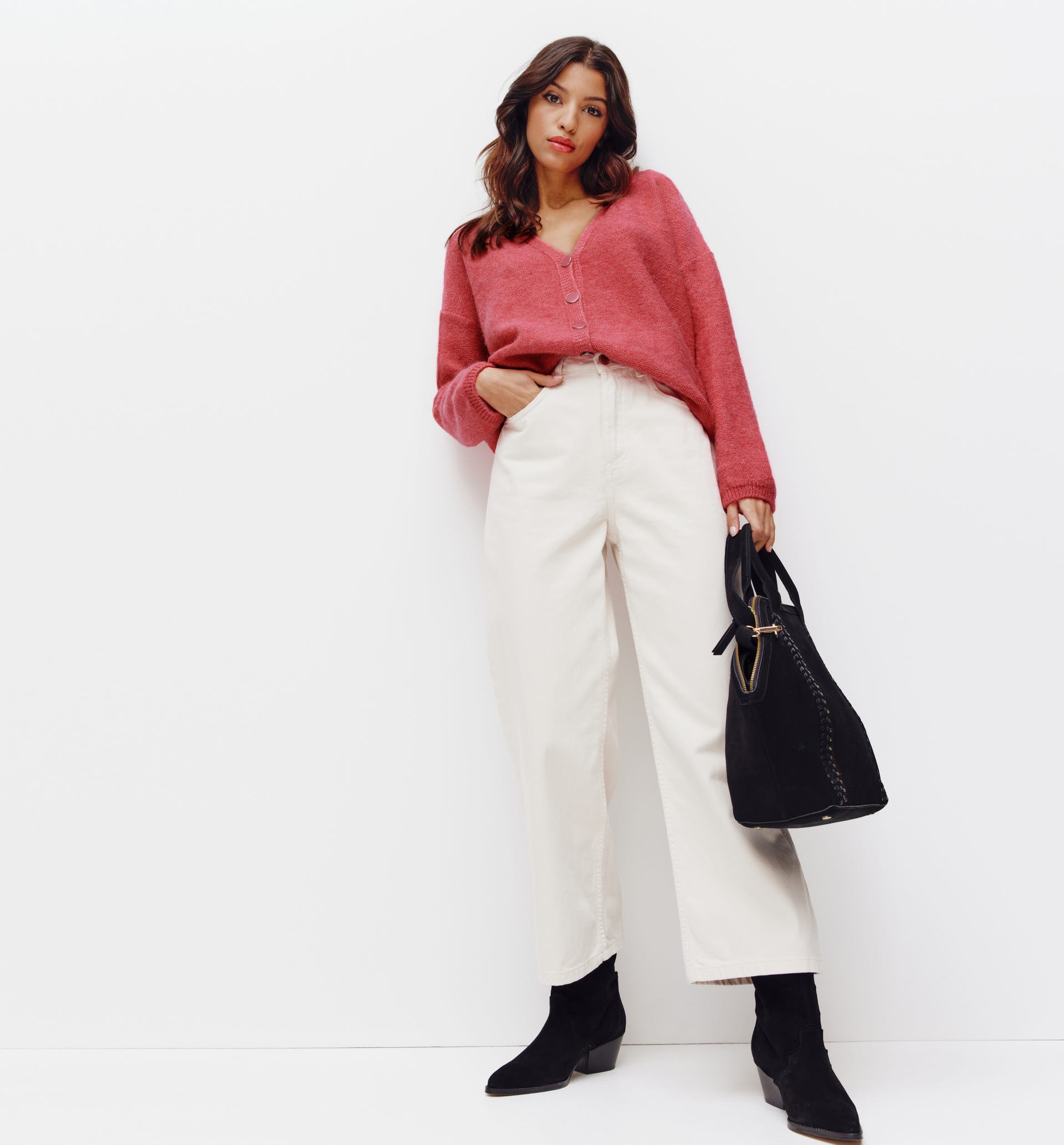 Cardigan fronte/retro