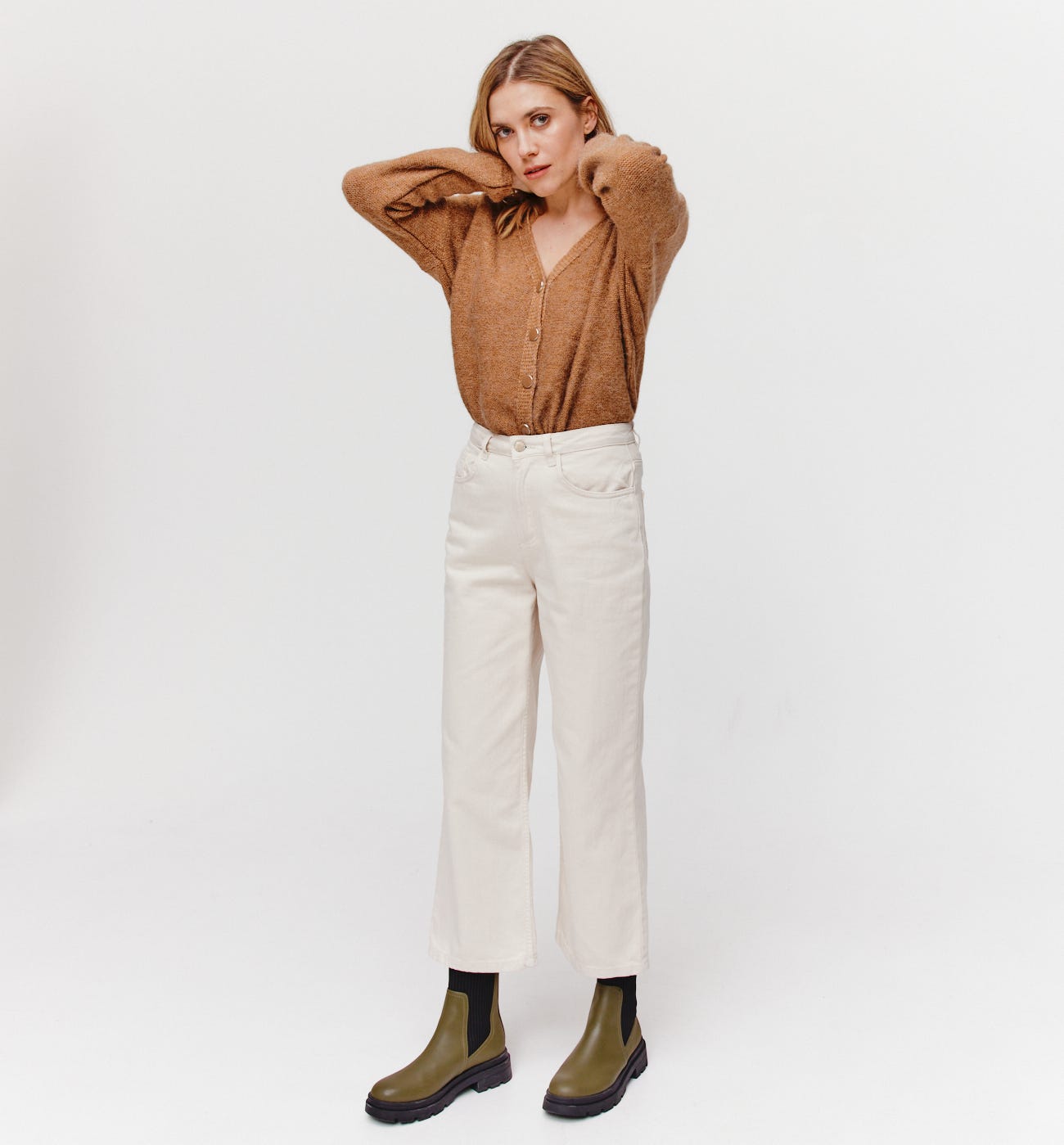 Cardigan fronte/retro