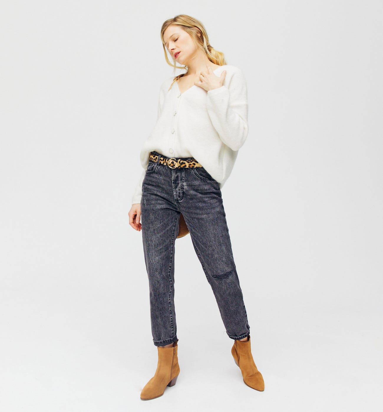 Cardigan fronte/retro