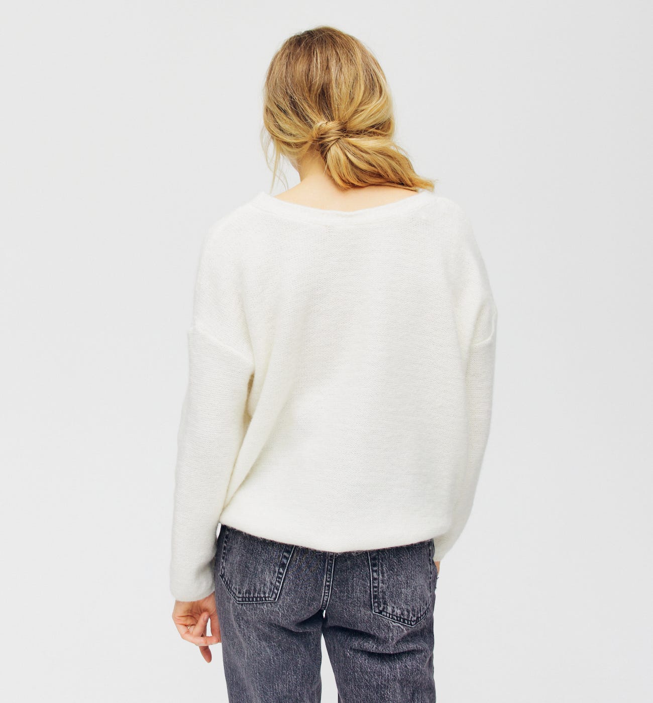 Cardigan fronte/retro