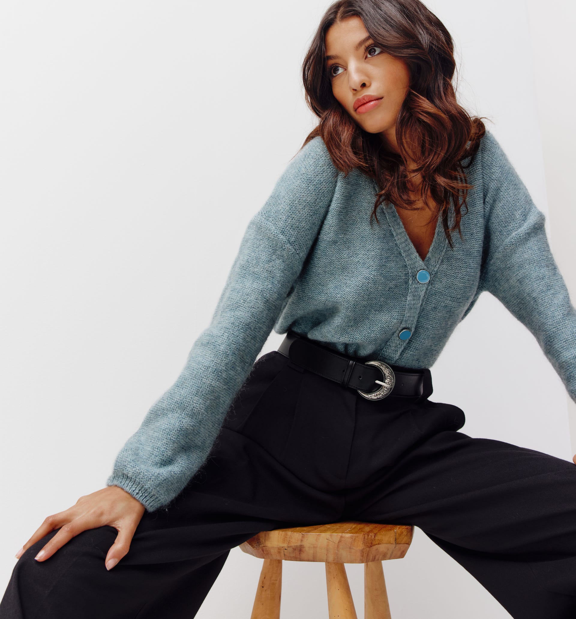Cardigan fronte/retro