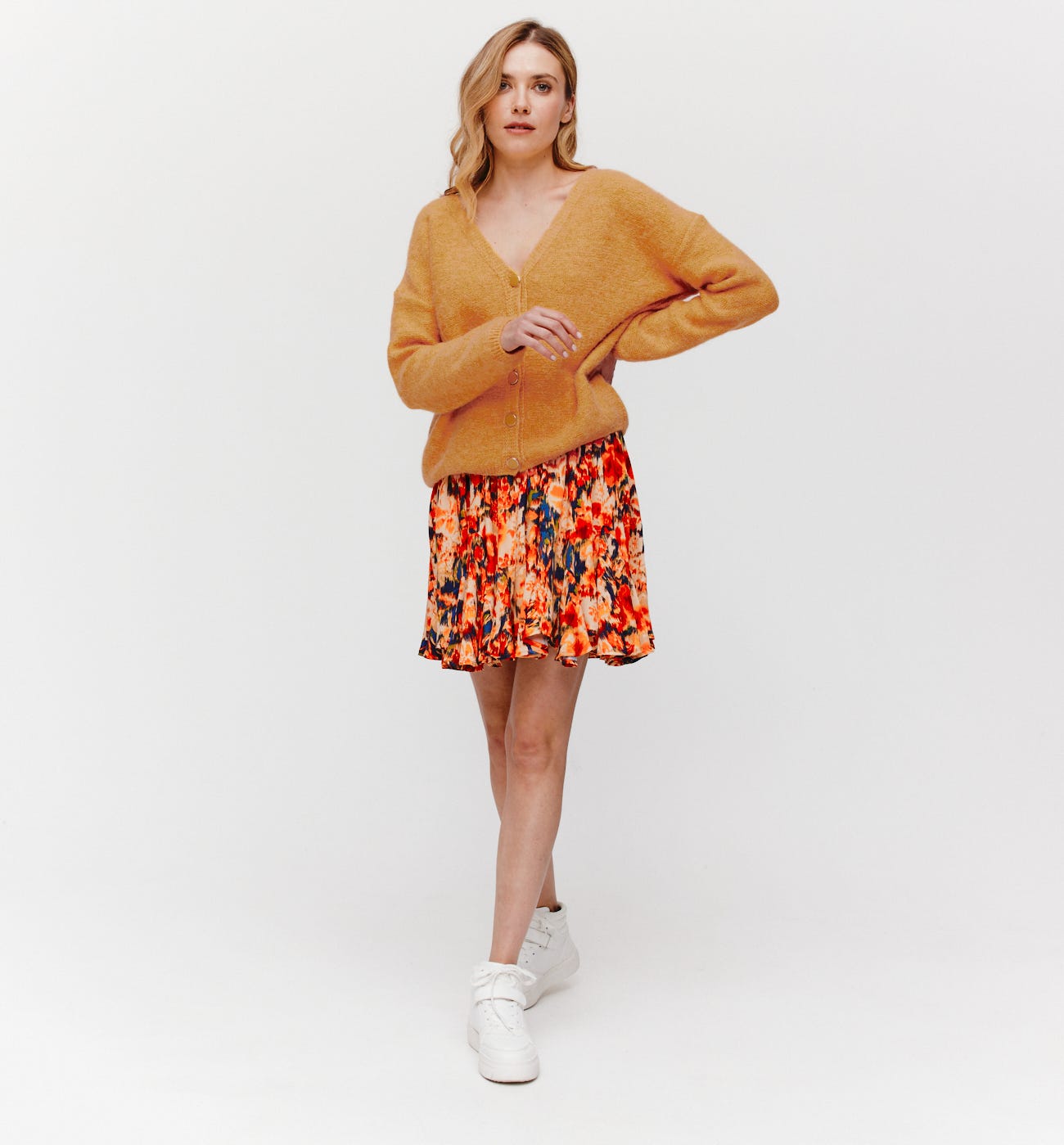 Cardigan fronte/retro